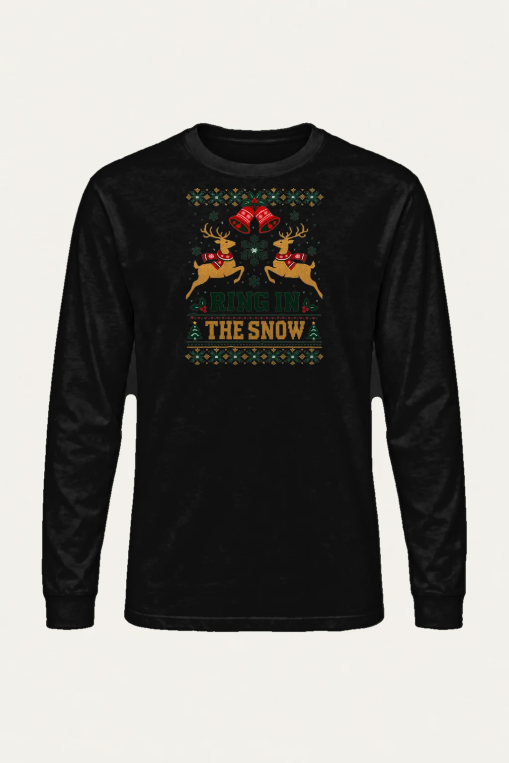 "Ring In The Snow" Unisex Longsleeve T-shirt | Gildan 2400