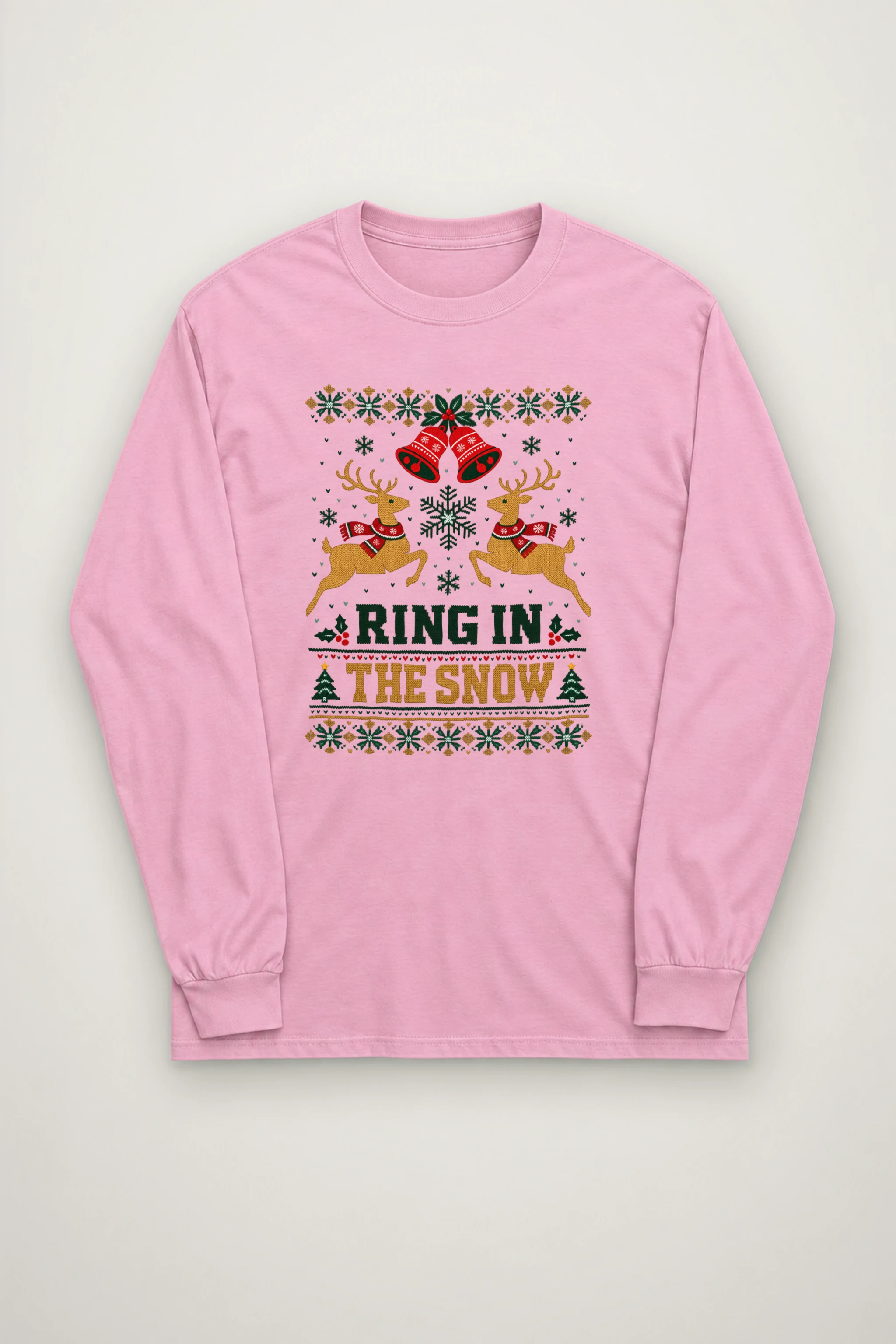 "Ring In The Snow" Unisex Longsleeve T-shirt
