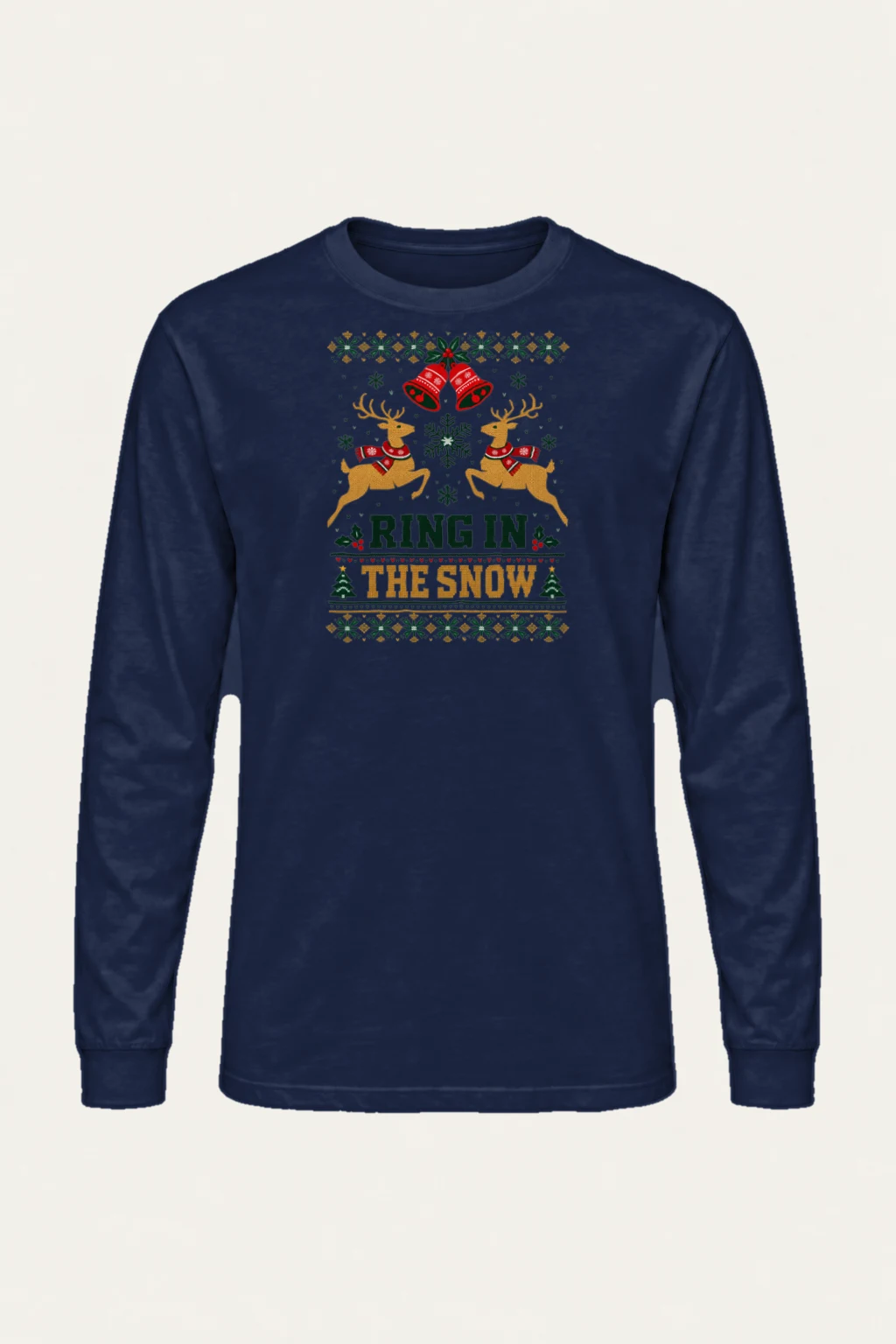 "Ring In The Snow" Unisex Longsleeve T-shirt | Gildan 2400