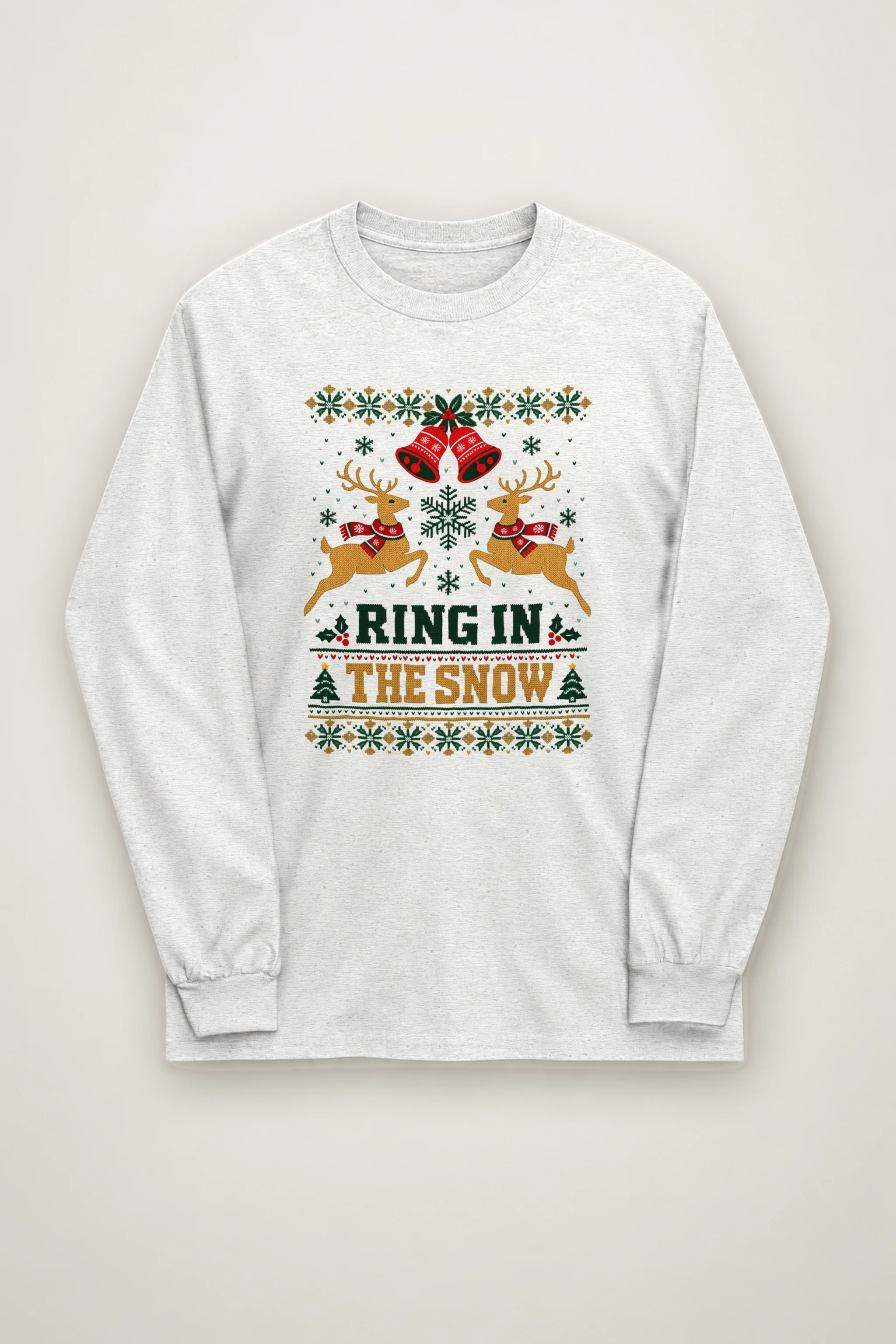 "Ring In The Snow" Unisex Longsleeve T-shirt