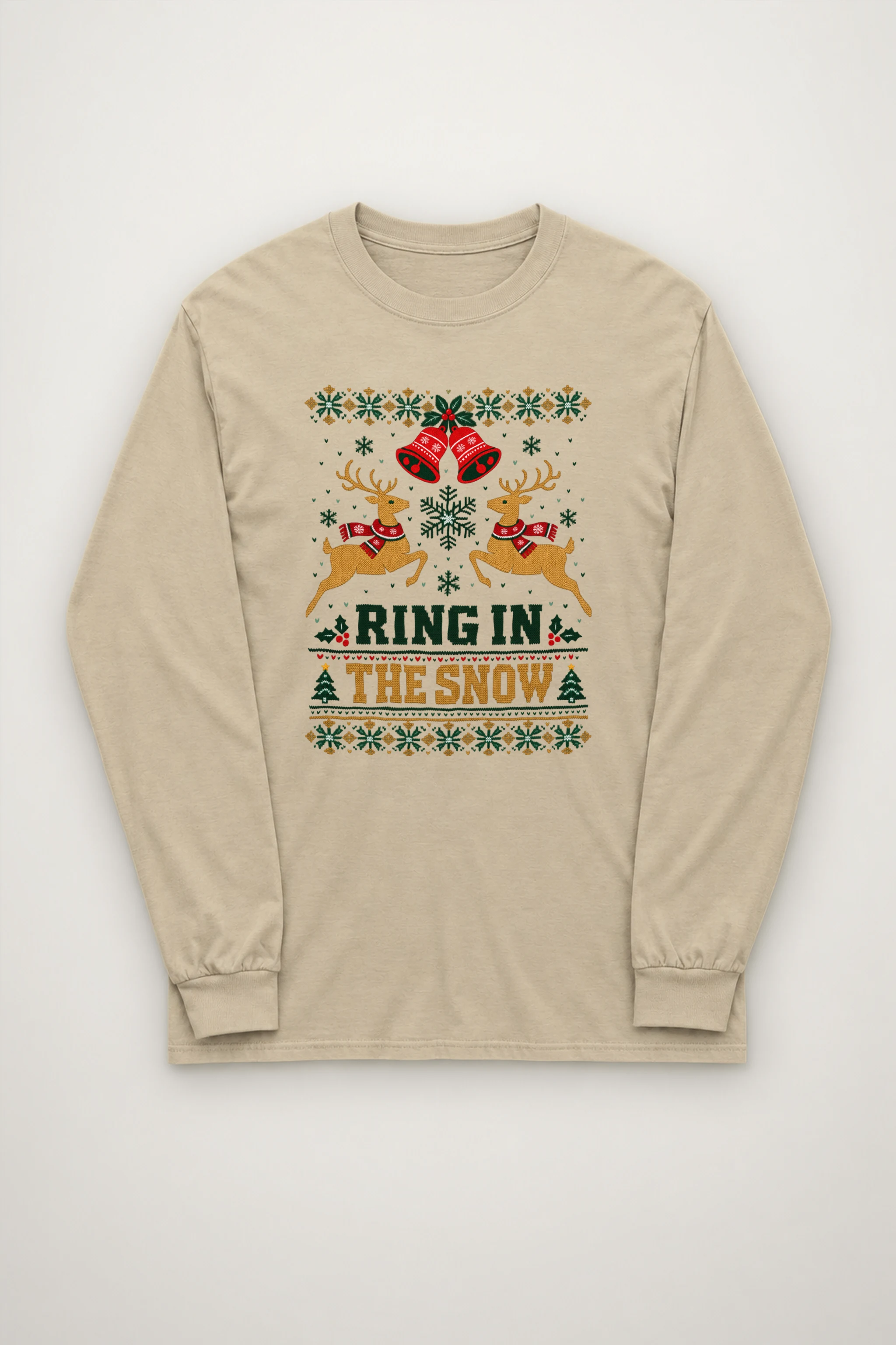 "Ring In The Snow" Unisex Longsleeve T-shirt