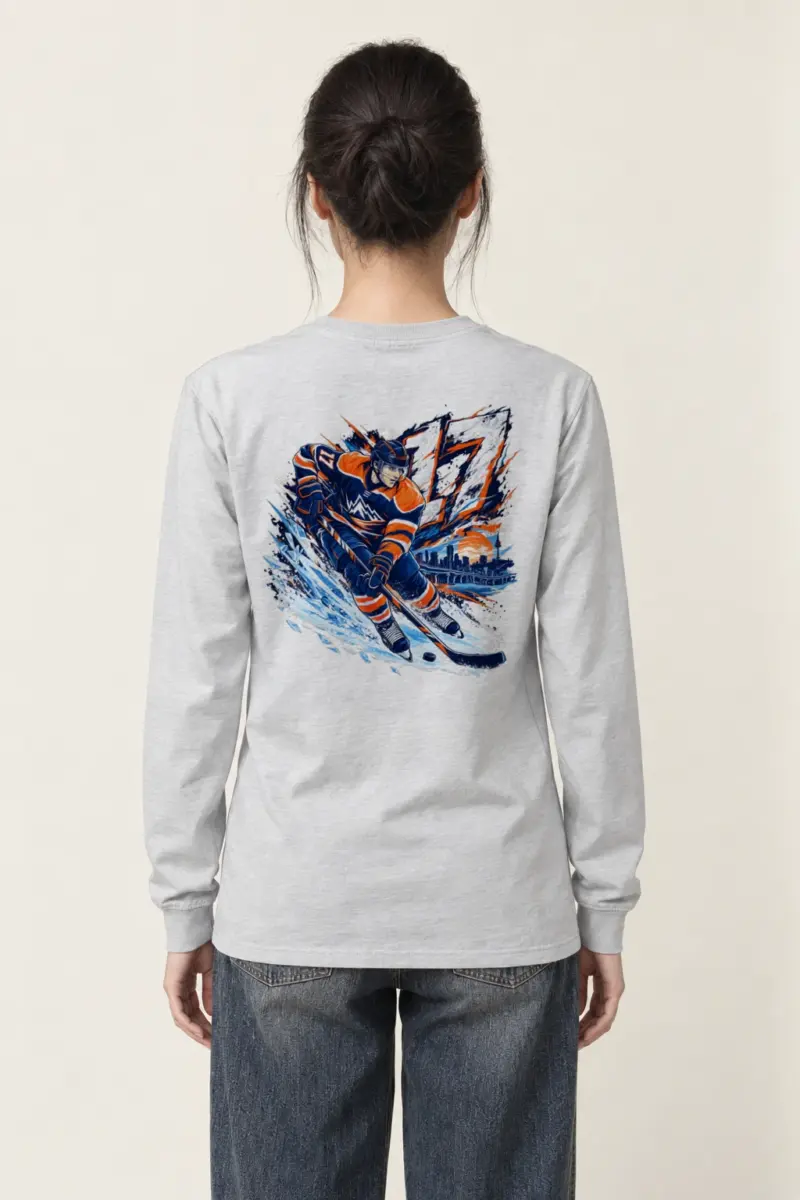 "Rink Runner 17" Unisex Longsleeve T-shirt