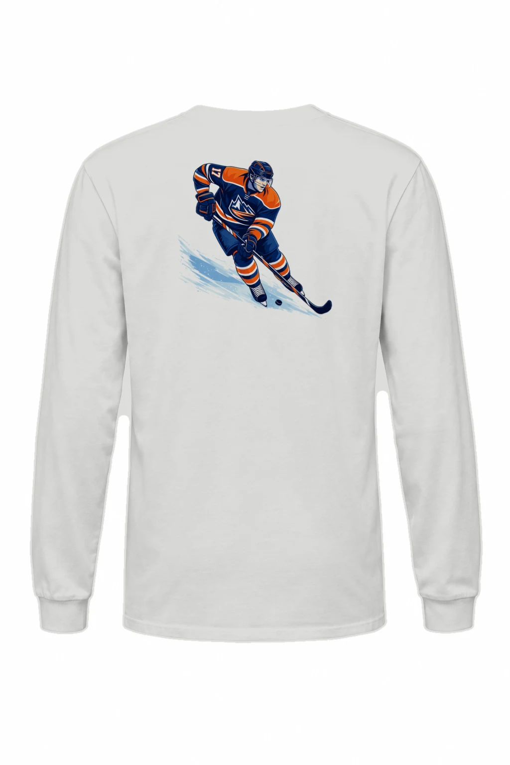 "Rink Runner 17" Unisex Longsleeve T-shirt | Gildan 2400
