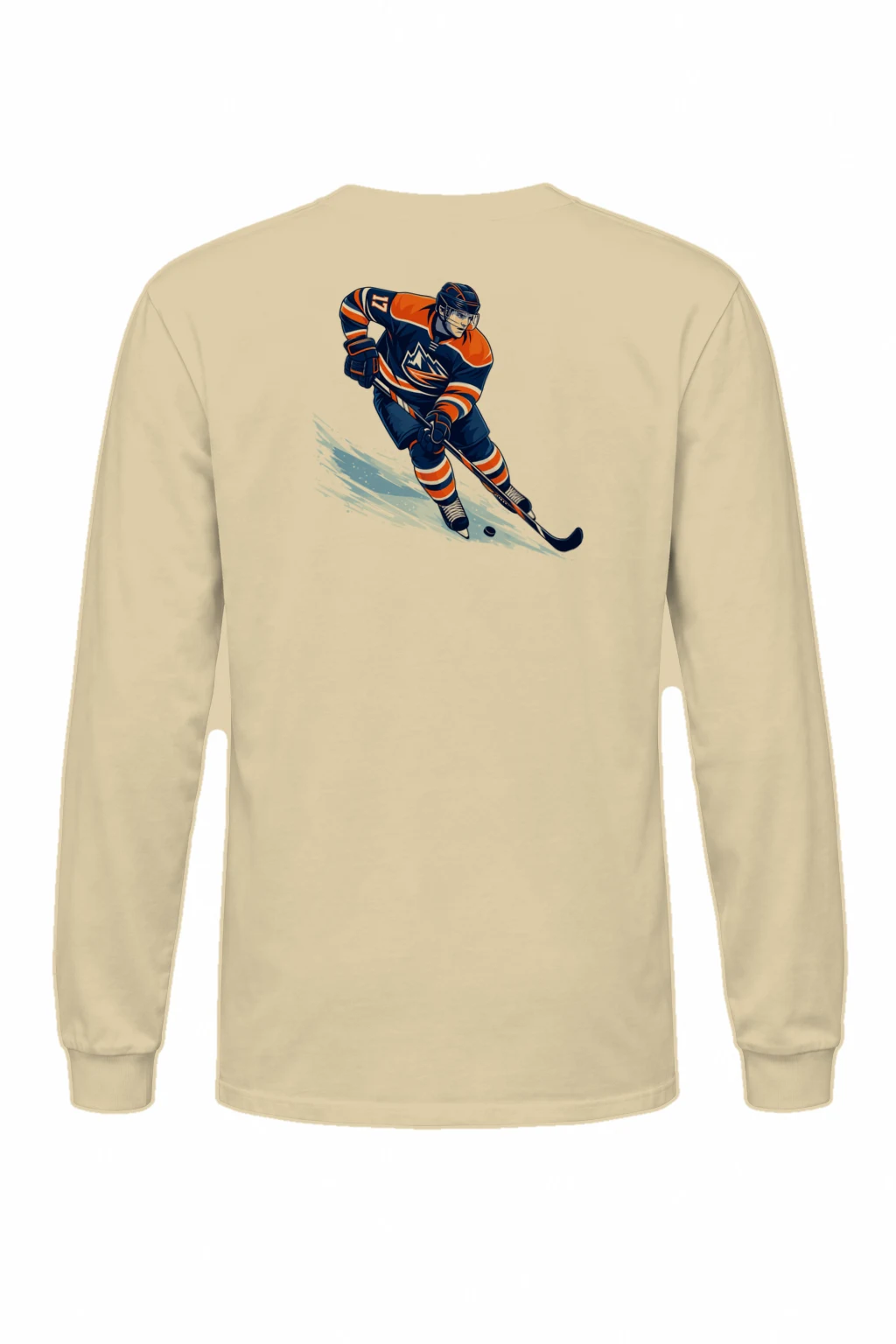 "Rink Runner 17" Unisex Longsleeve T-shirt | Gildan 2400
