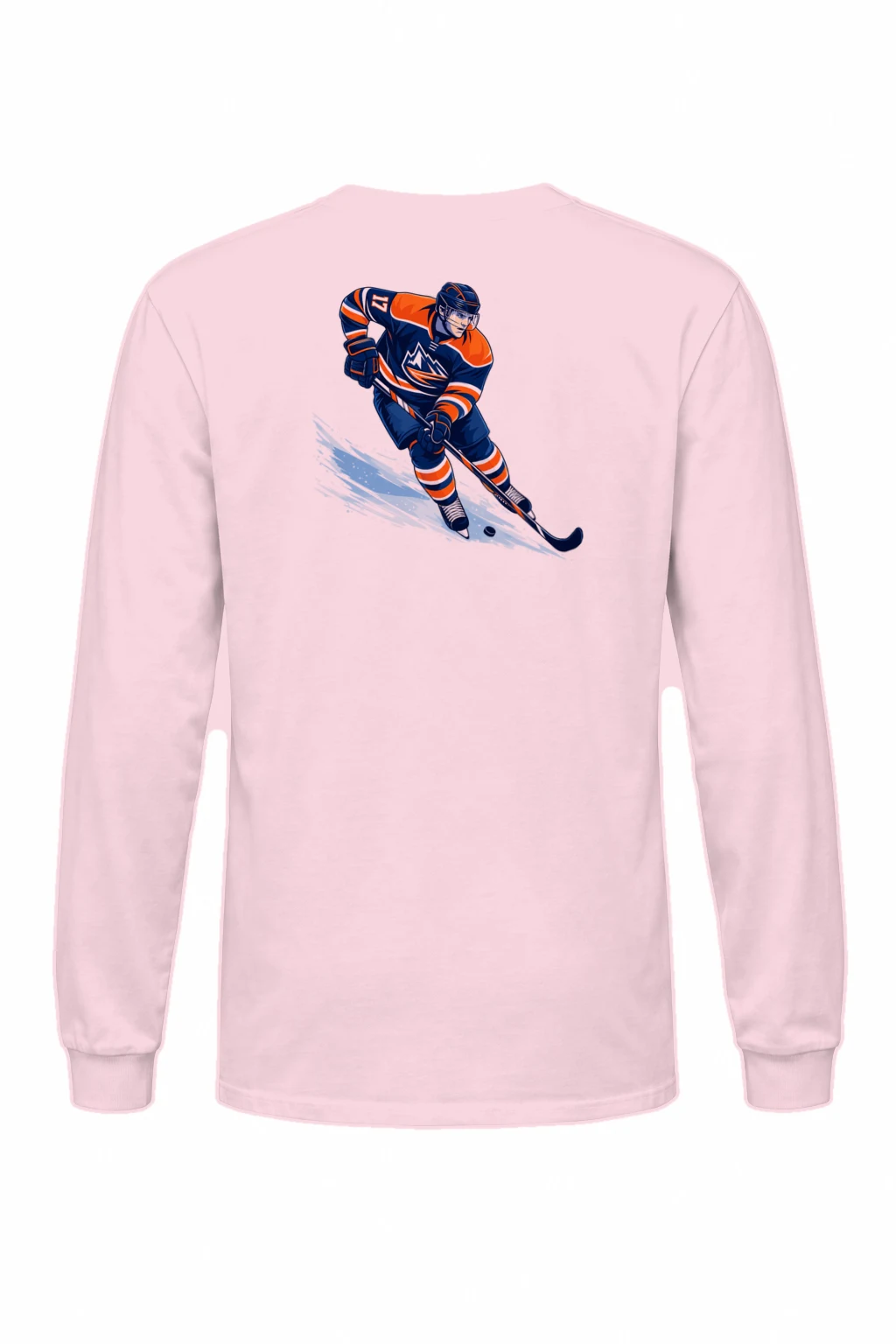 "Rink Runner 17" Unisex Longsleeve T-shirt | Gildan 2400
