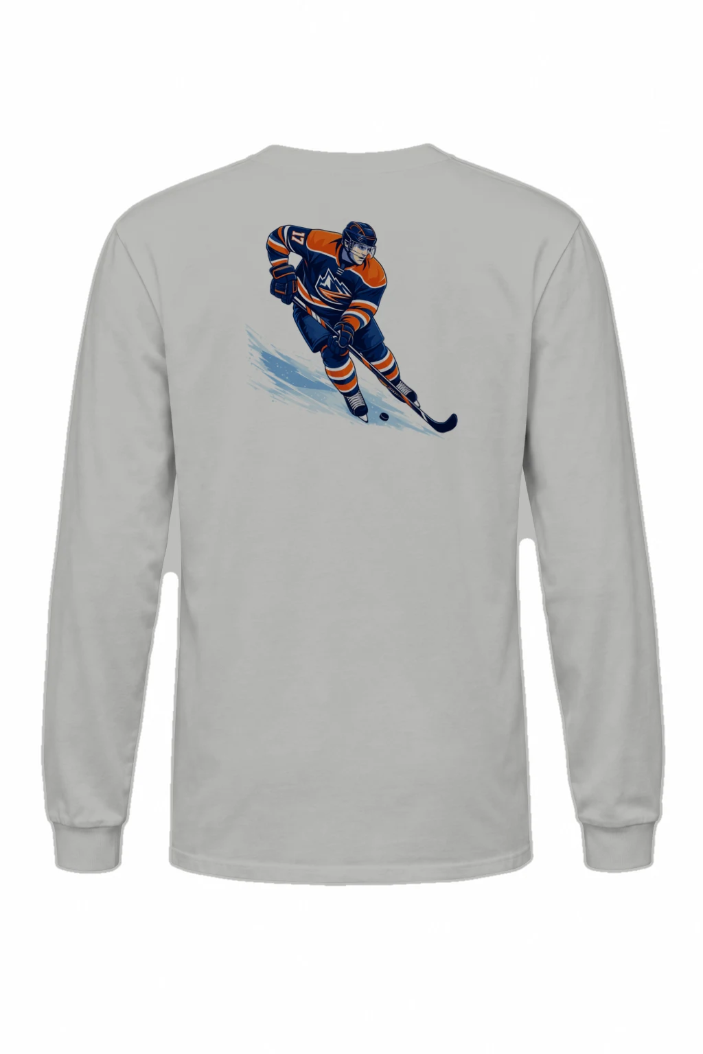 "Rink Runner 17" Unisex Longsleeve T-shirt | Gildan 2400