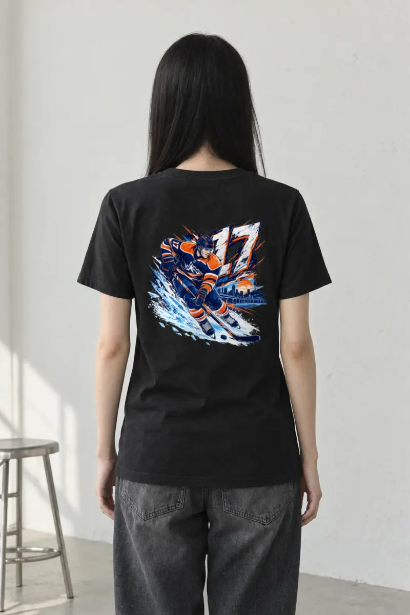 "Number 17 Power Play" Heavyweight Unisex Crewneck T-shirt