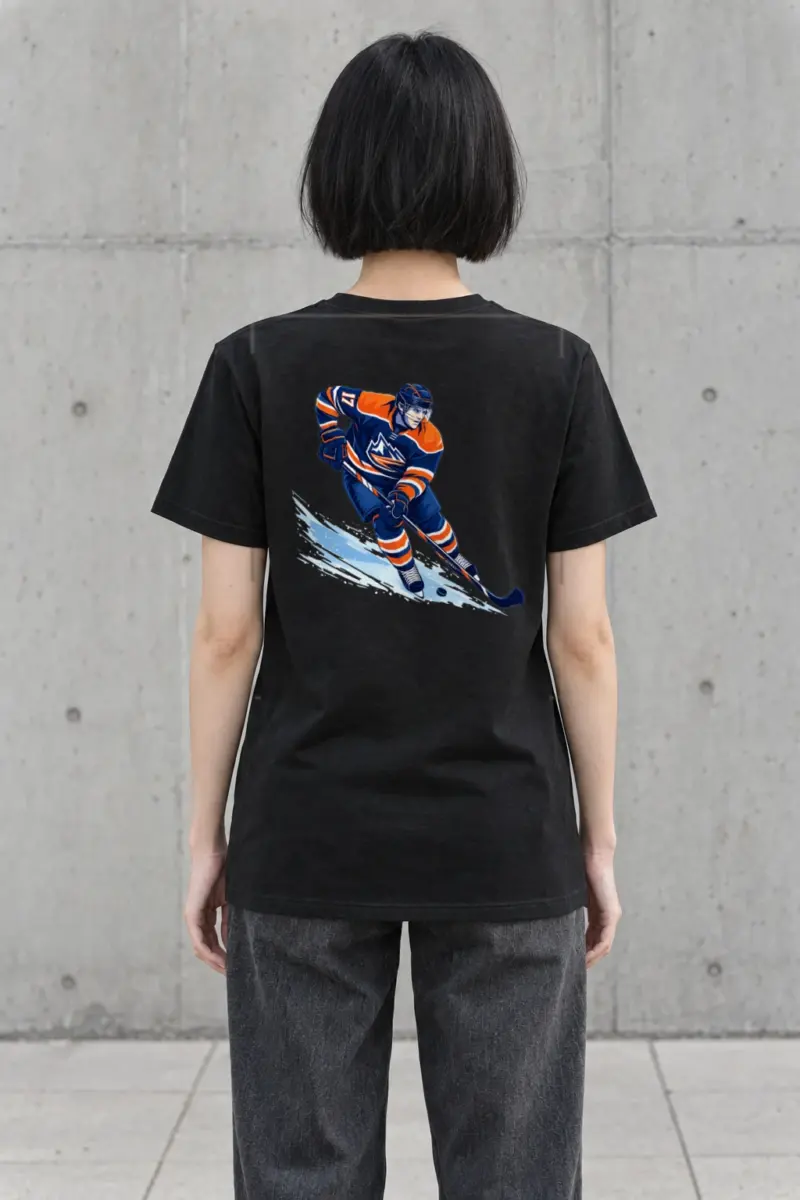 "Rink Rush 17" Heavyweight Unisex Crewneck T-shirt