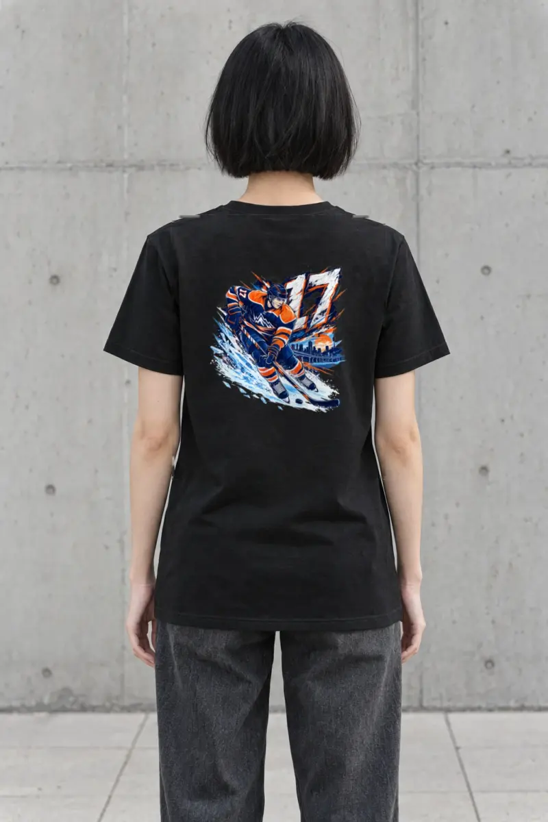 "Number 17 Power Play" Heavyweight Unisex Crewneck T-shirt