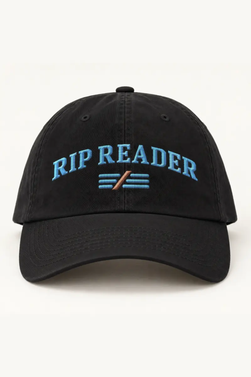 "RIP READER" Classic Dad Hat · Embroidered