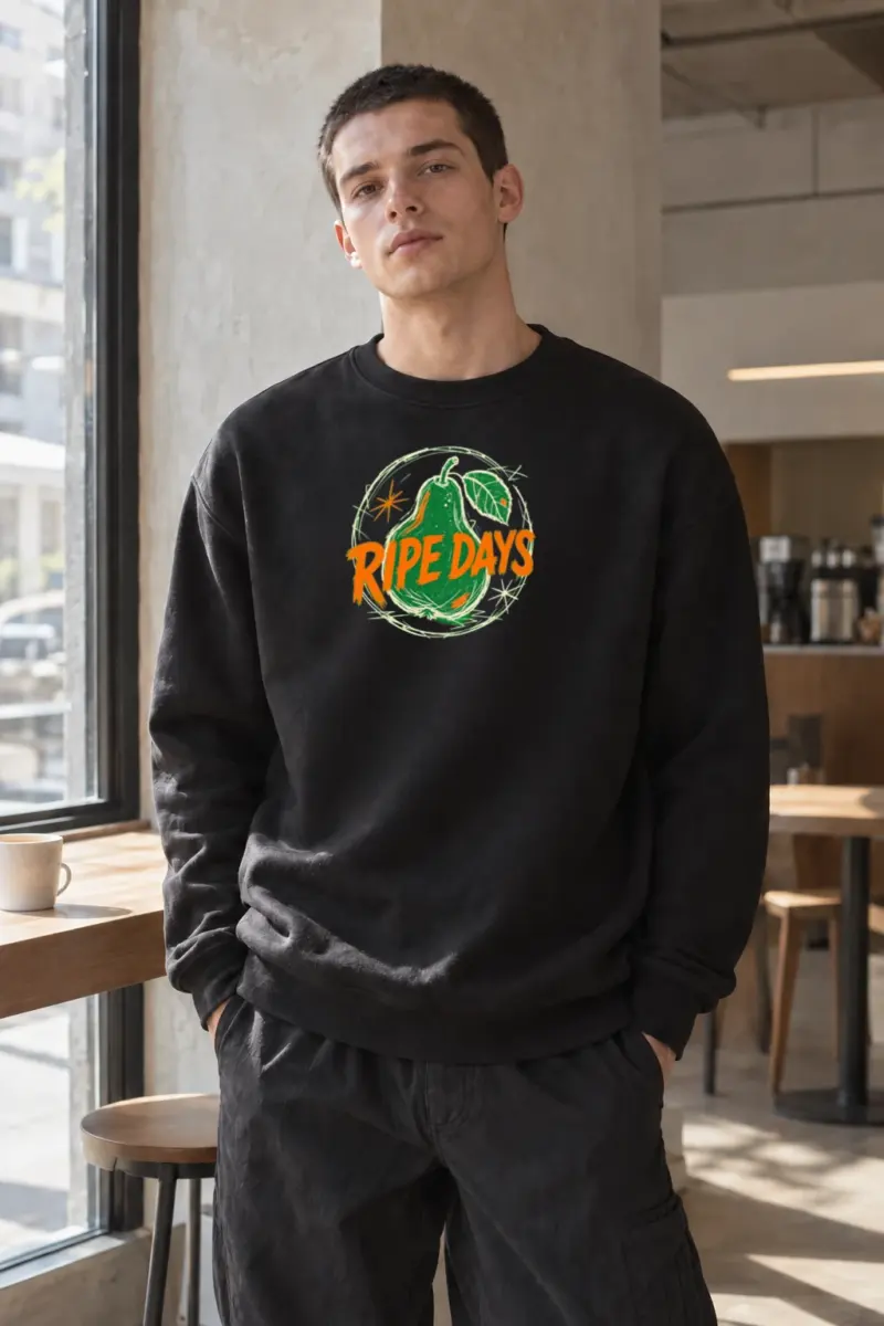 "Ripe Days" Heavy Blend Unisex Crewneck Sweatshirt | Gildan 18000