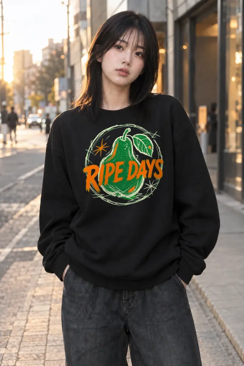"Ripe Days" Heavy Blend Unisex Crewneck Sweatshirt | Gildan 18000