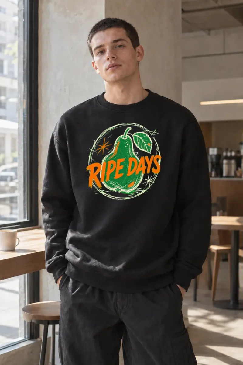 "Ripe Days" Heavy Blend Unisex Crewneck Sweatshirt | Gildan 18000