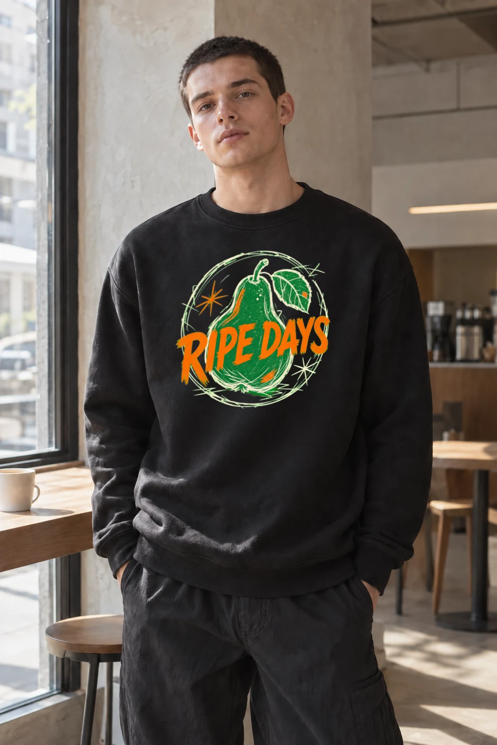 "Ripe Days" Heavy Blend Unisex Crewneck Sweatshirt | Gildan 18000