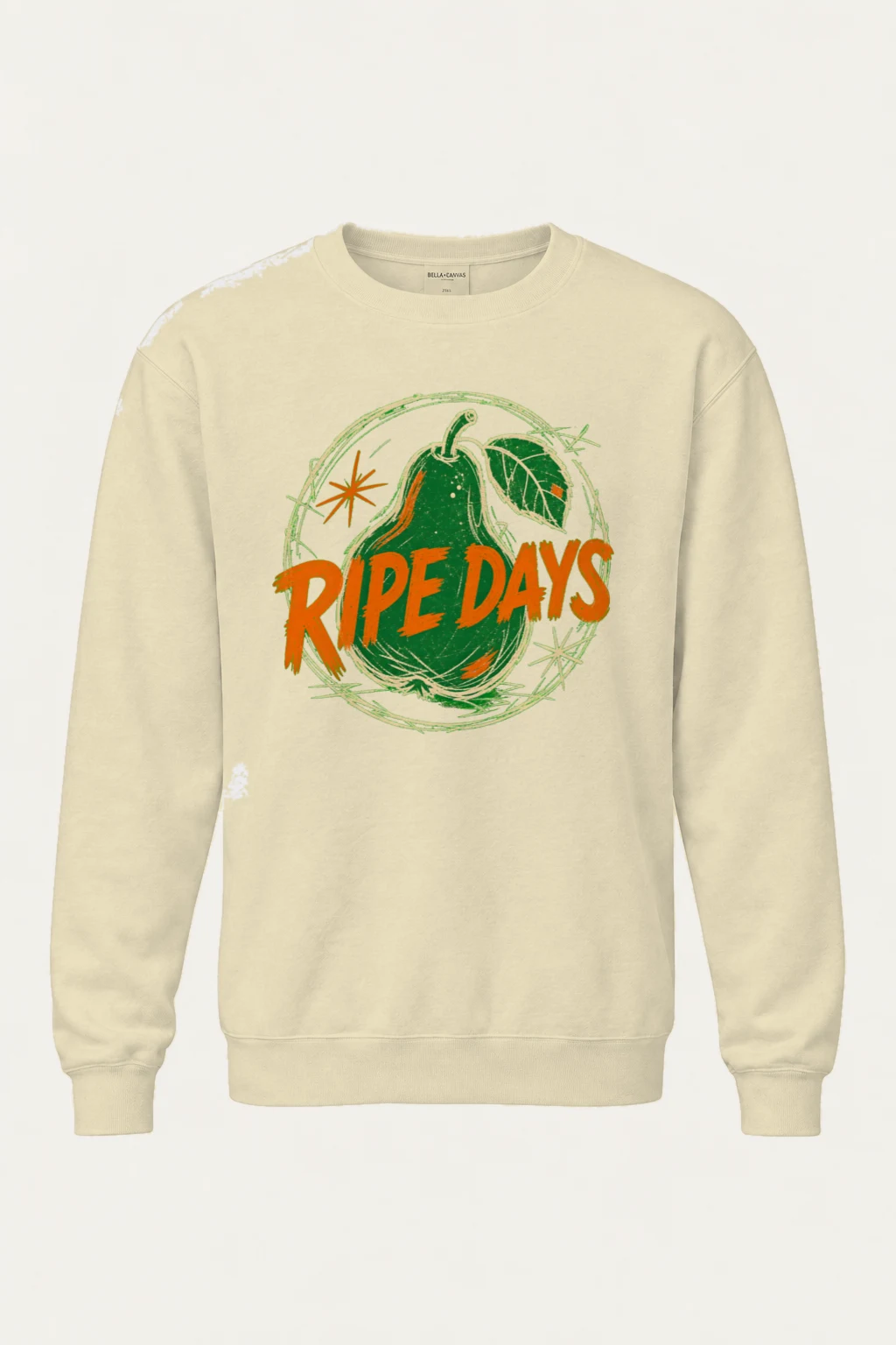 "Ripe Days" Unisex Sponge Fleece Crewneck Sweatshirt | Bella + Canvas 3901
