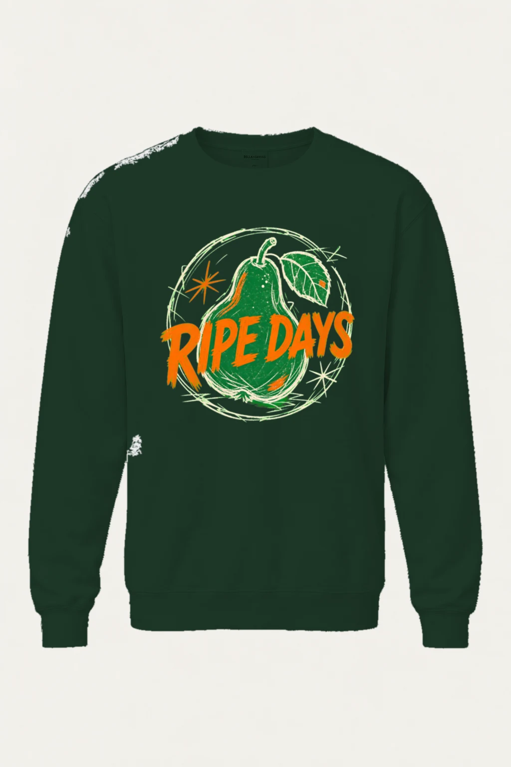 "Ripe Days" Unisex Sponge Fleece Crewneck Sweatshirt | Bella + Canvas 3901