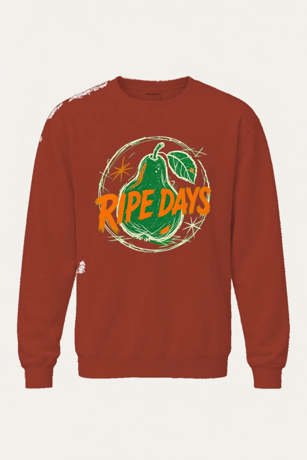 "Ripe Days" Unisex Sponge Fleece Crewneck Sweatshirt | Bella + Canvas 3901