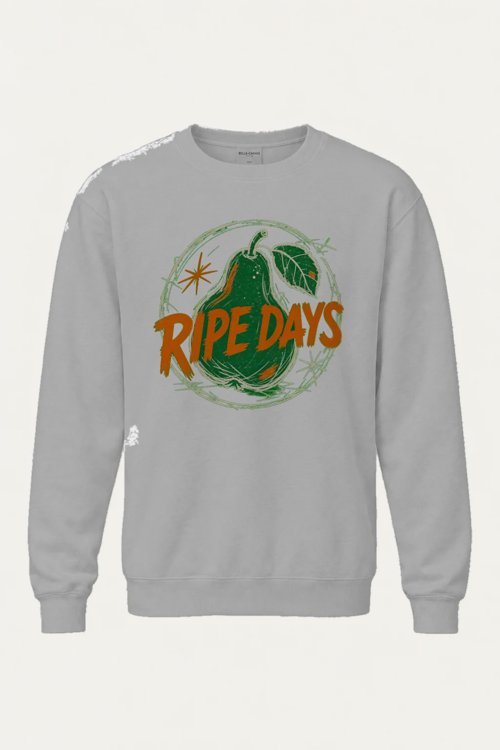 "Ripe Days" Unisex Sponge Fleece Crewneck Sweatshirt | Bella + Canvas 3901
