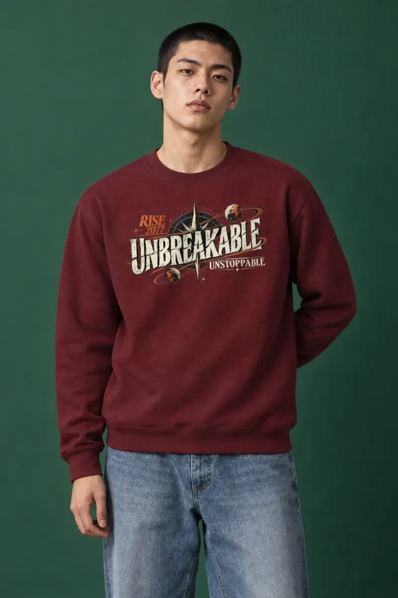 "Rise 2077" Heavy Blend Unisex Crewneck Sweatshirt