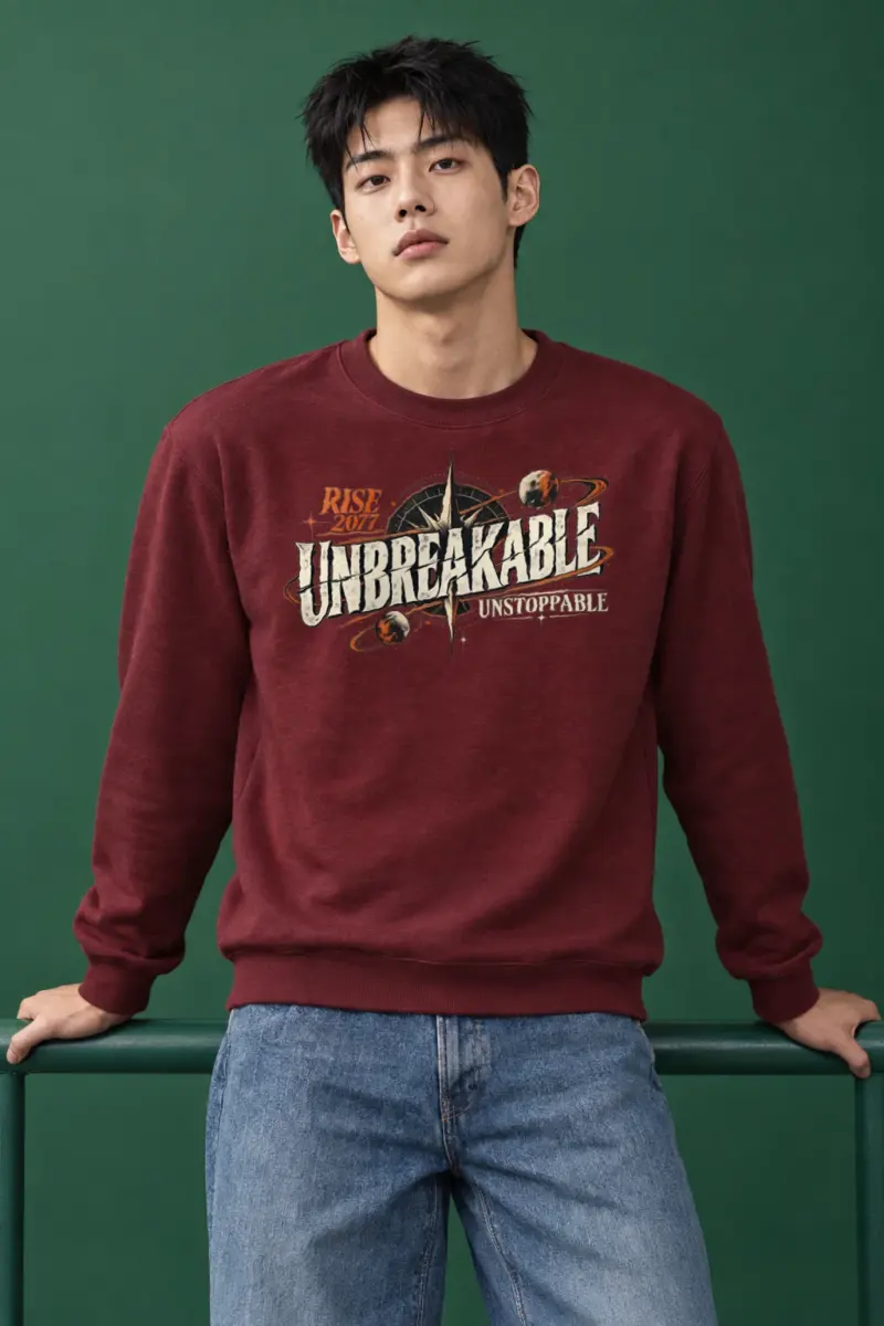 "Rise 2077" Heavy Blend Unisex Crewneck Sweatshirt