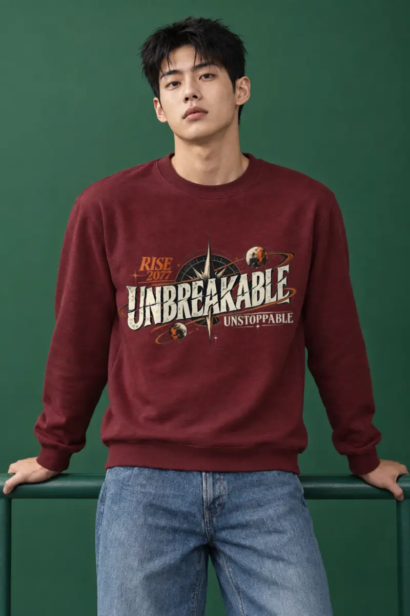 "Rise 2077" Heavy Blend Unisex Crewneck Sweatshirt
