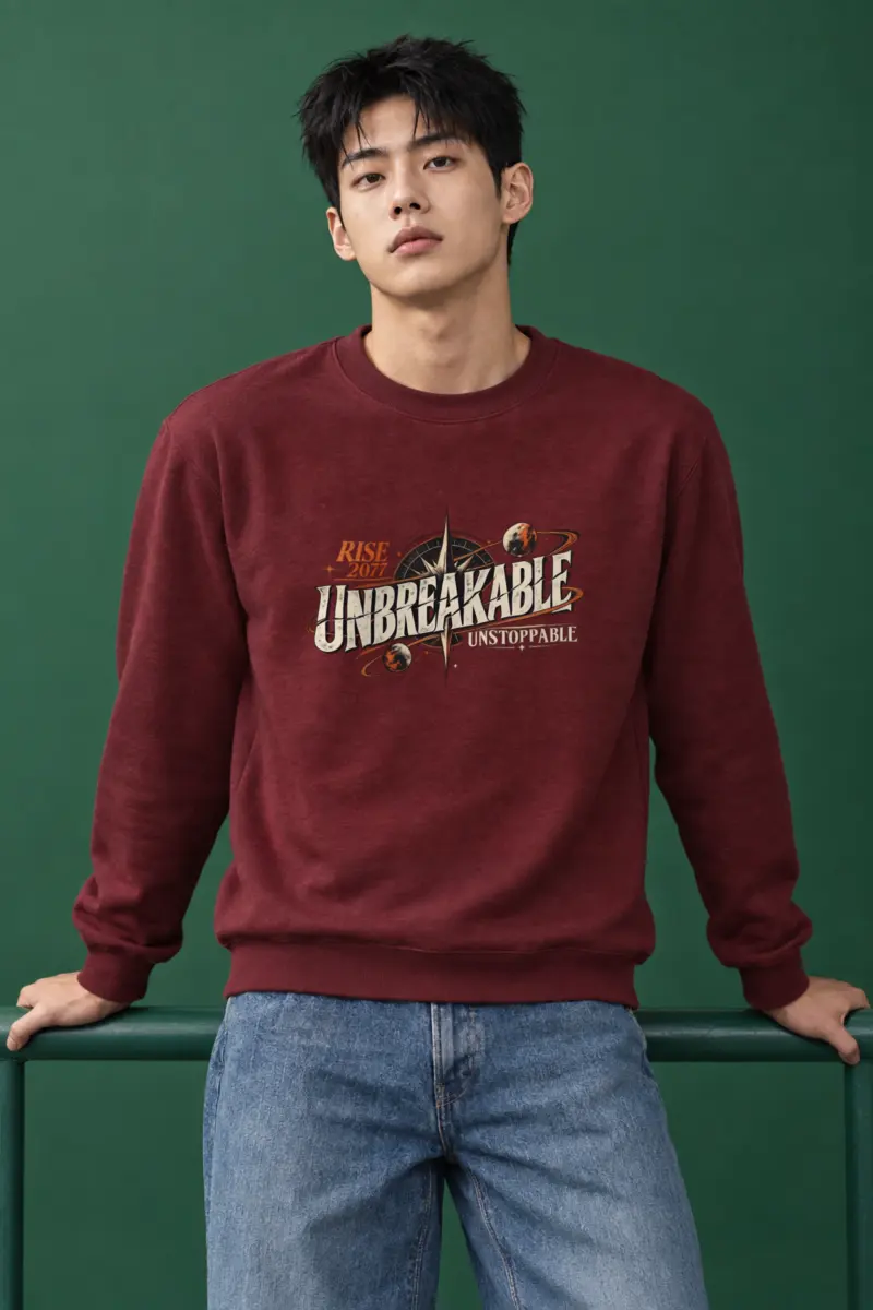 "Rise 2077" Heavy Blend Unisex Crewneck Sweatshirt