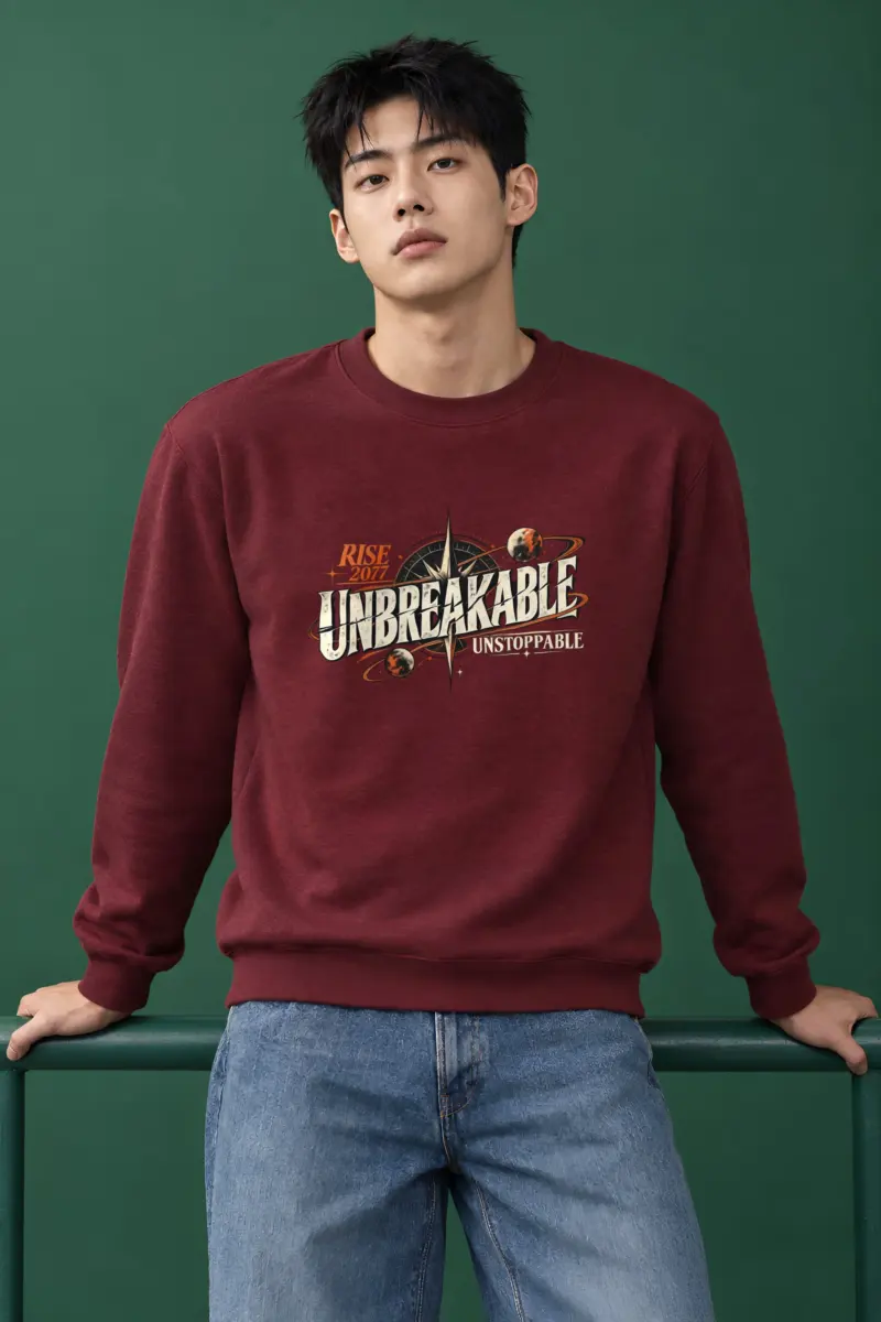 "Rise 2077" Heavy Blend Unisex Crewneck Sweatshirt
