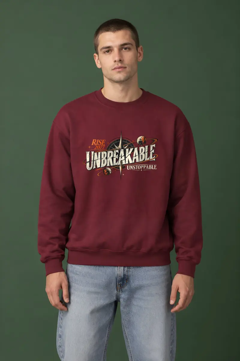 "Rise 2077" Heavy Blend Unisex Crewneck Sweatshirt