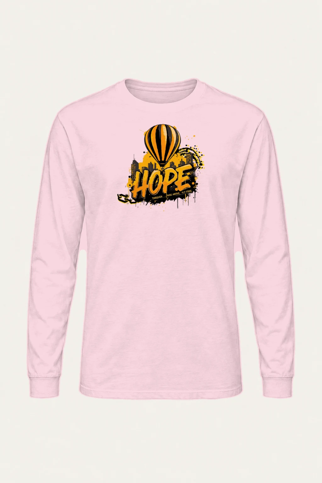 "Rise Above, Fly Free" Unisex Longsleeve T-shirt | Gildan 2400
