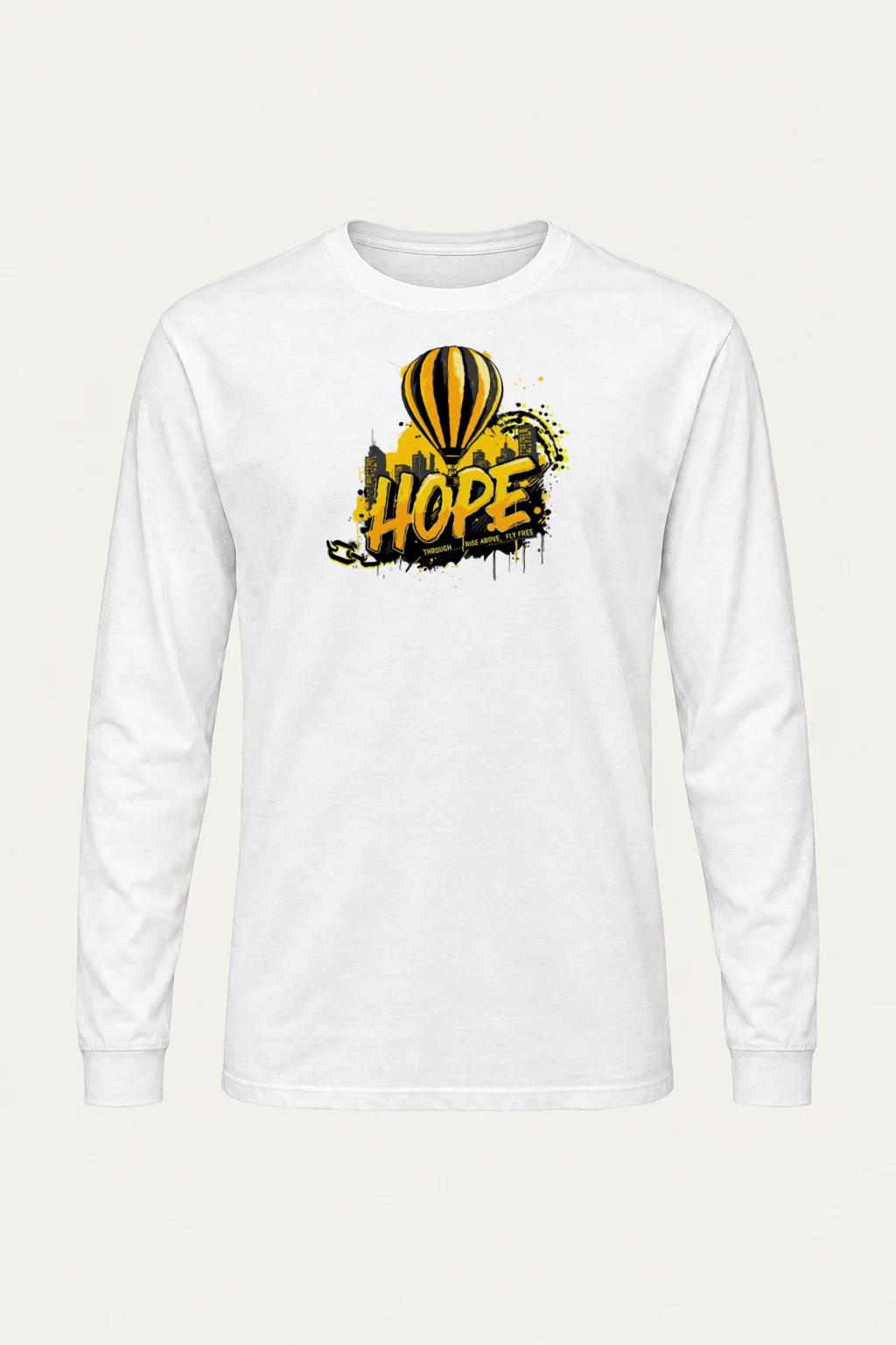 "Rise Above, Fly Free" Unisex Longsleeve T-shirt | Gildan 2400