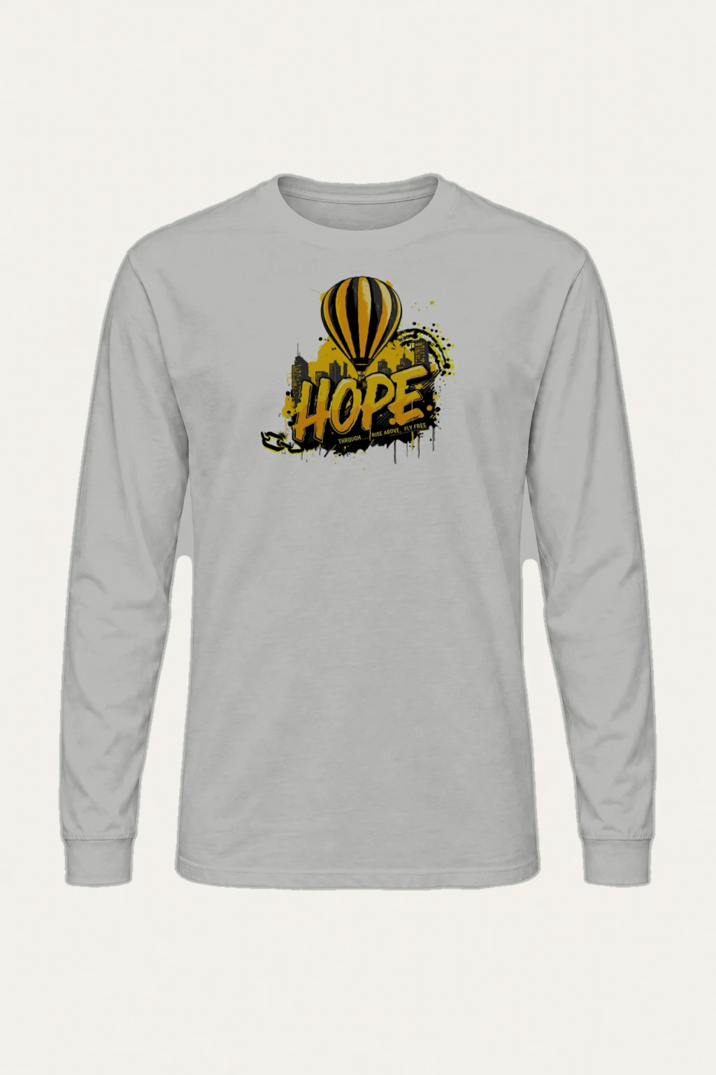 "Rise Above, Fly Free" Unisex Longsleeve T-shirt | Gildan 2400