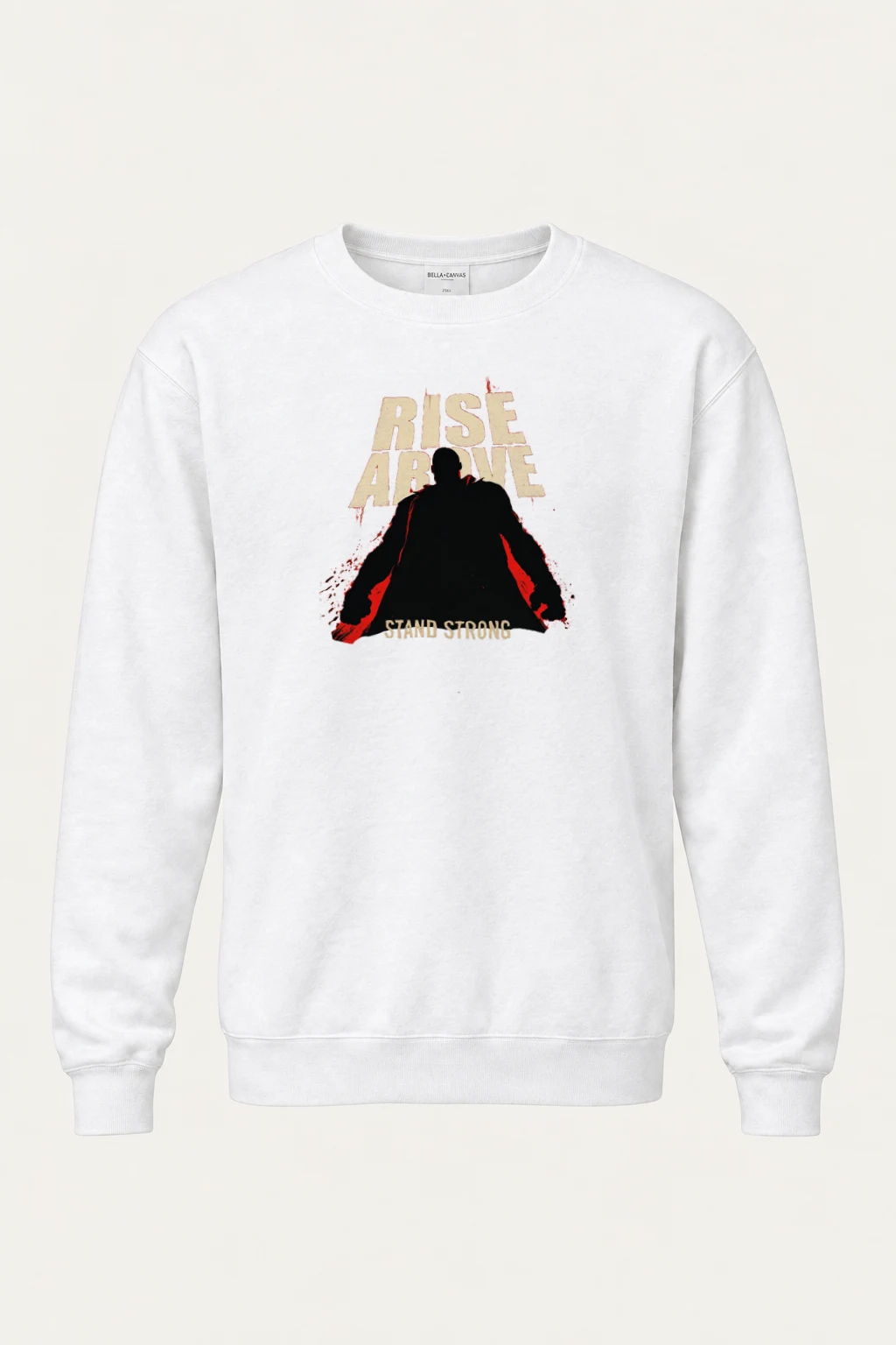 "Rise Above" Heavy Blend Unisex Crewneck Sweatshirt | Gildan 18000