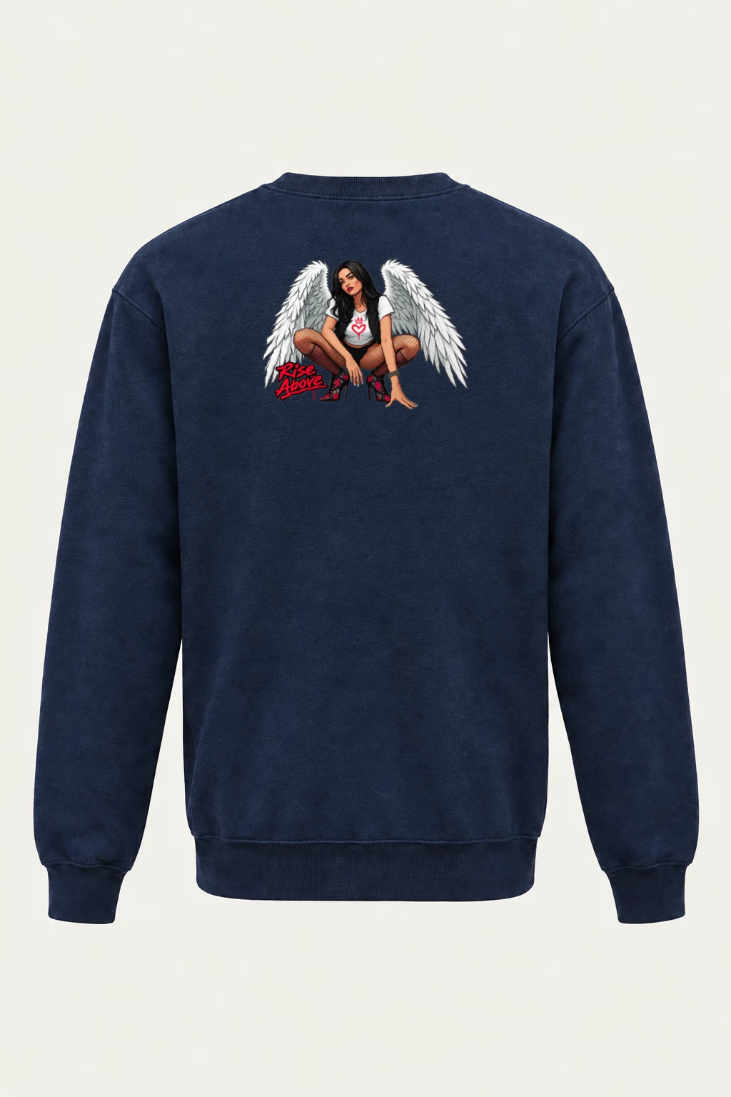"Rise Above" Heavy Blend Unisex Crewneck Sweatshirt | Gildan 18000