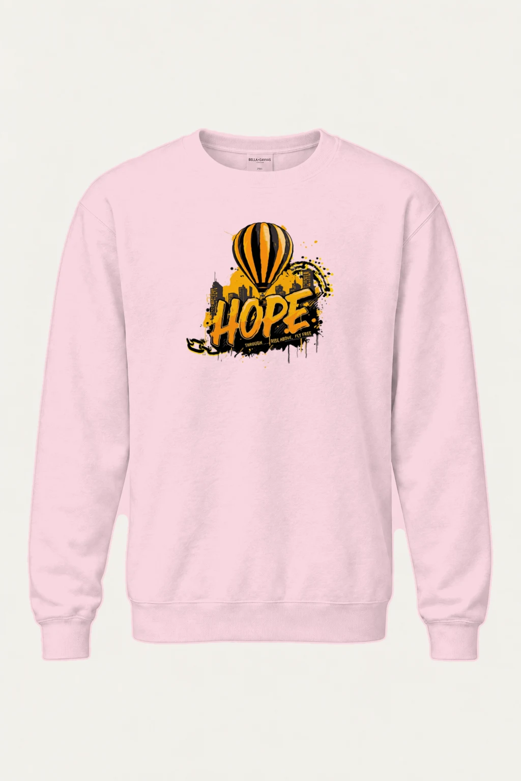 "Rise Above" Heavy Blend Unisex Crewneck Sweatshirt | Gildan 18000