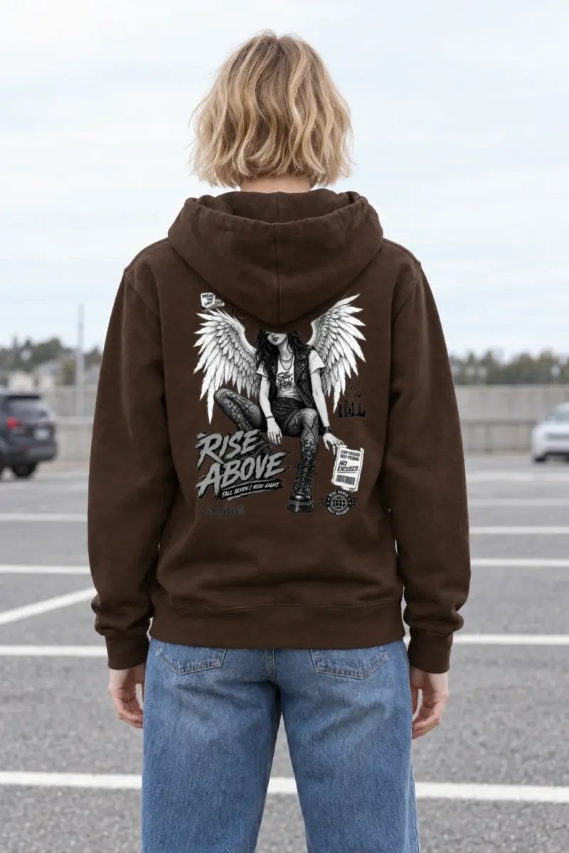 "Rise Above" Heavy Blend Unisex Pullover Hoodie