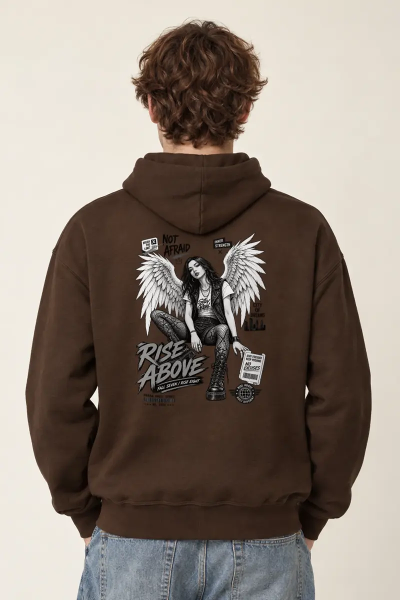 "Rise Above" Heavy Blend Unisex Pullover Hoodie