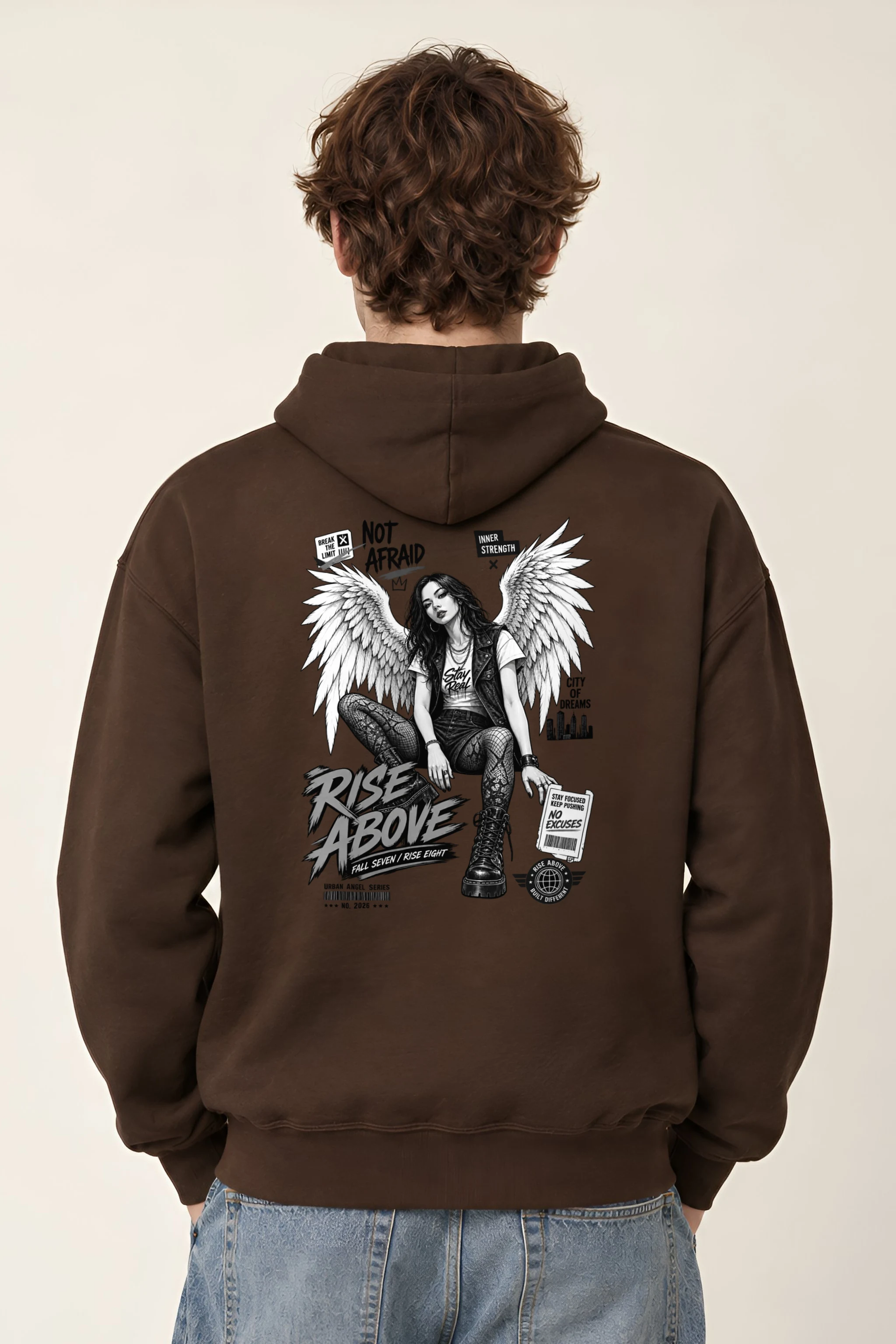 "Rise Above" 1 Pullover Hoodie