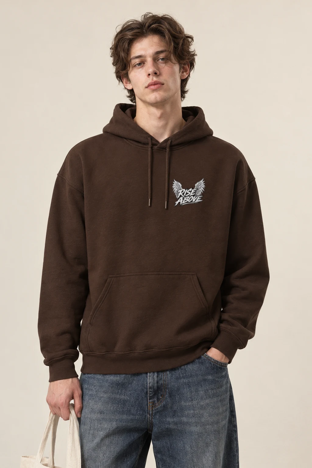 "Rise Above" Heavy Blend Unisex Pullover Hoodie