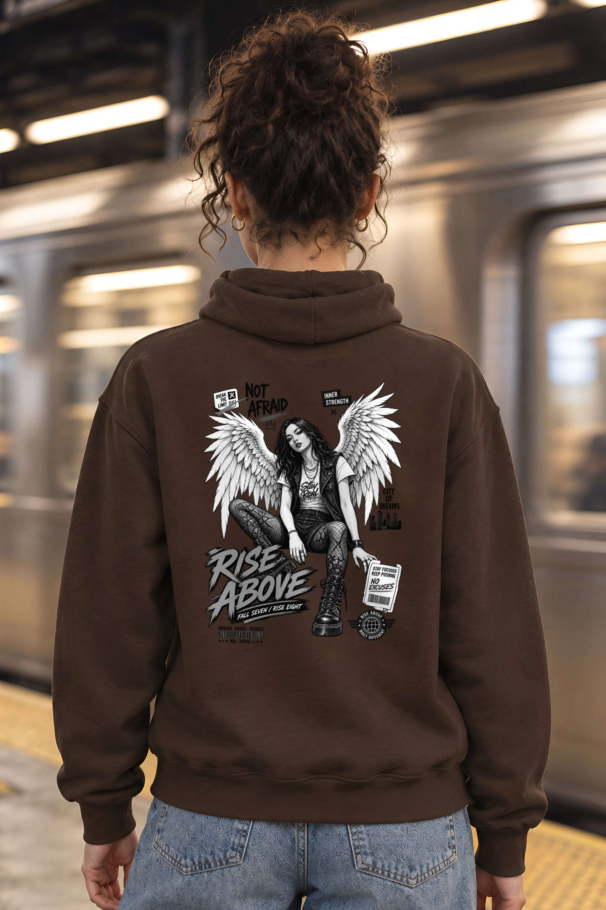 "Rise Above" 1 Pullover Hoodie
