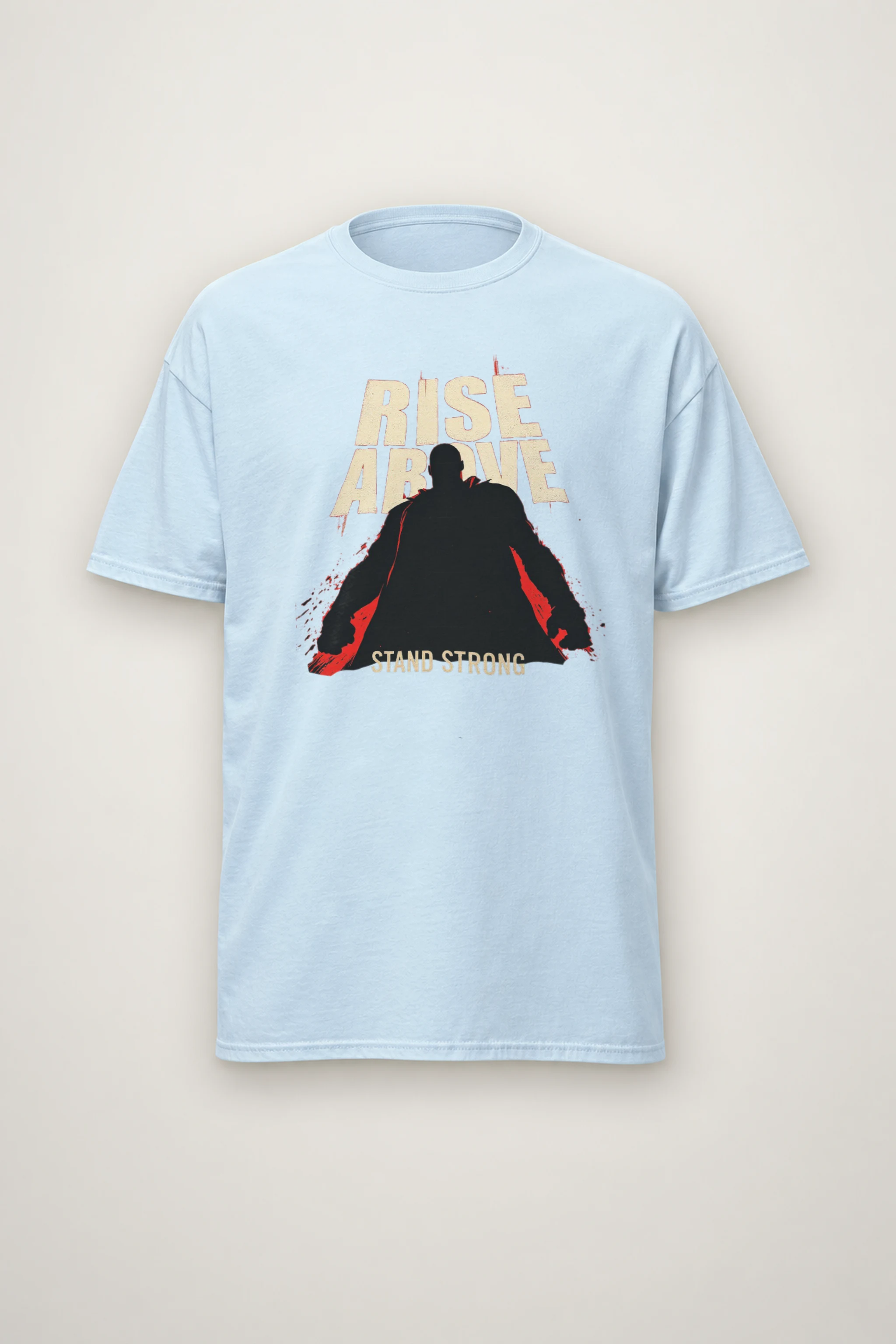 "Rise Above" Heavyweight Unisex Crewneck T-shirt