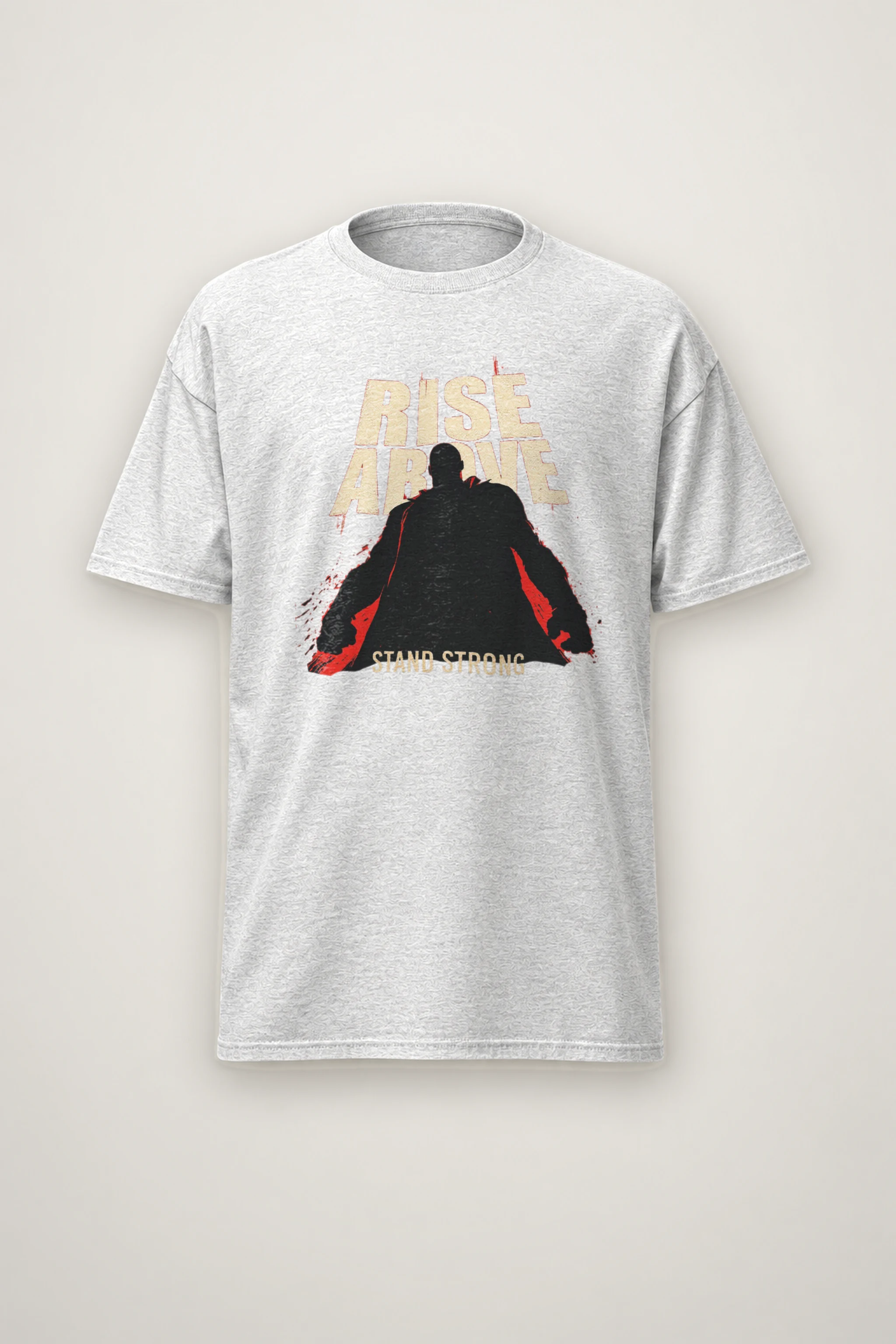 "Rise Above" Heavyweight Unisex Crewneck T-shirt
