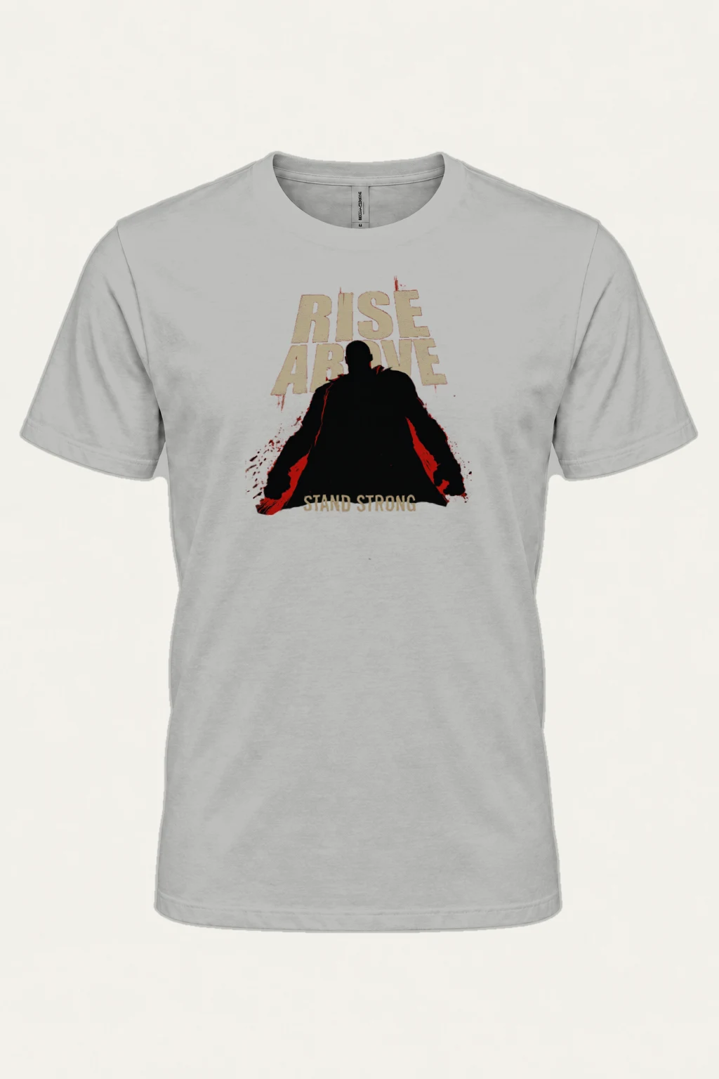 "Rise Above" Heavyweight Unisex Crewneck T-shirt | Gildan 5000