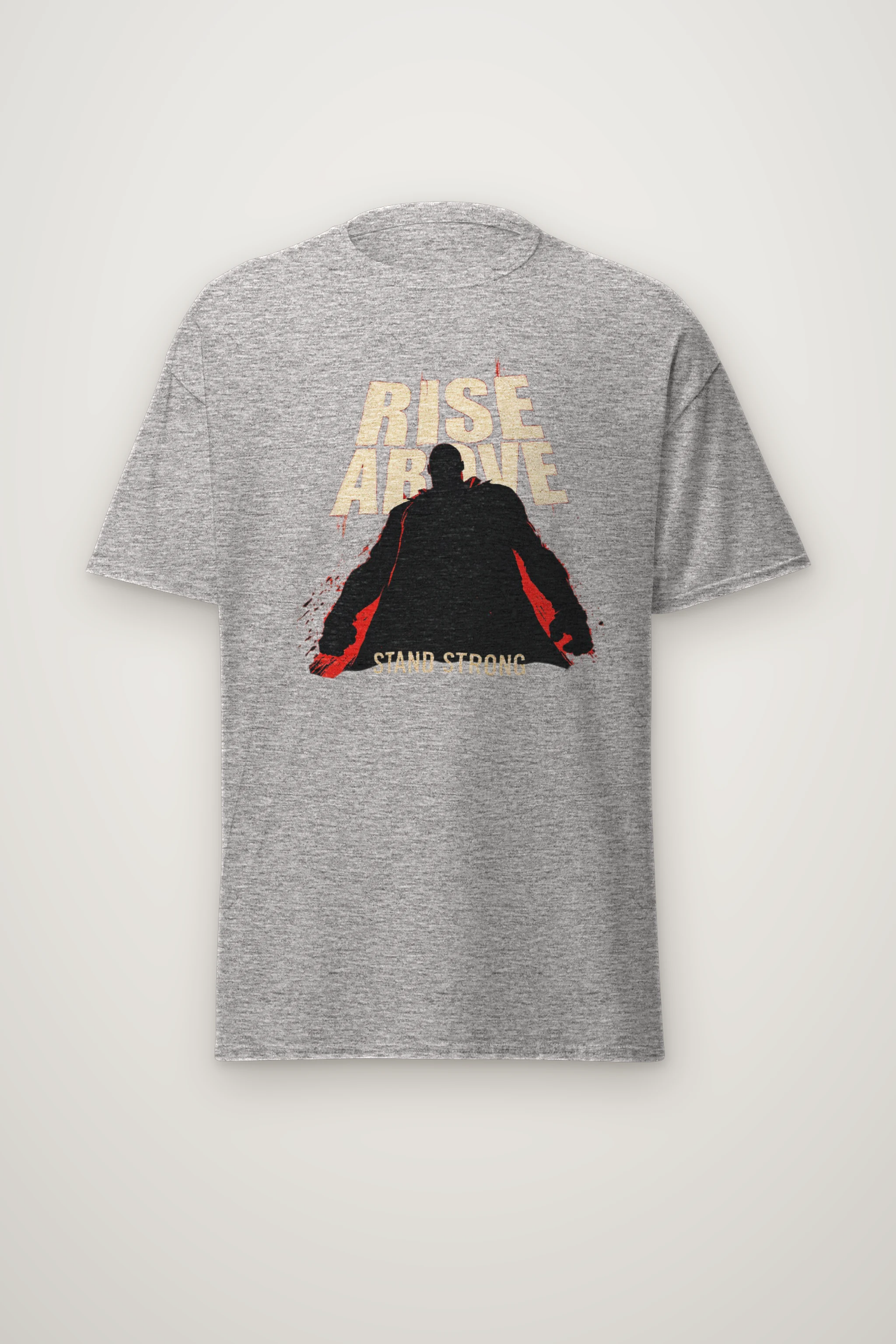 "Rise Above" Heavyweight Unisex Crewneck T-shirt