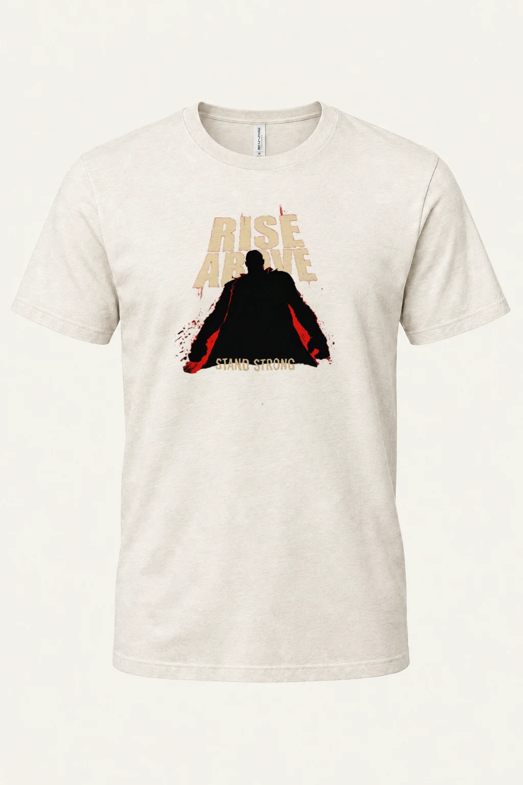 "Rise Above" Heavyweight Unisex Crewneck T-shirt | Gildan 5000
