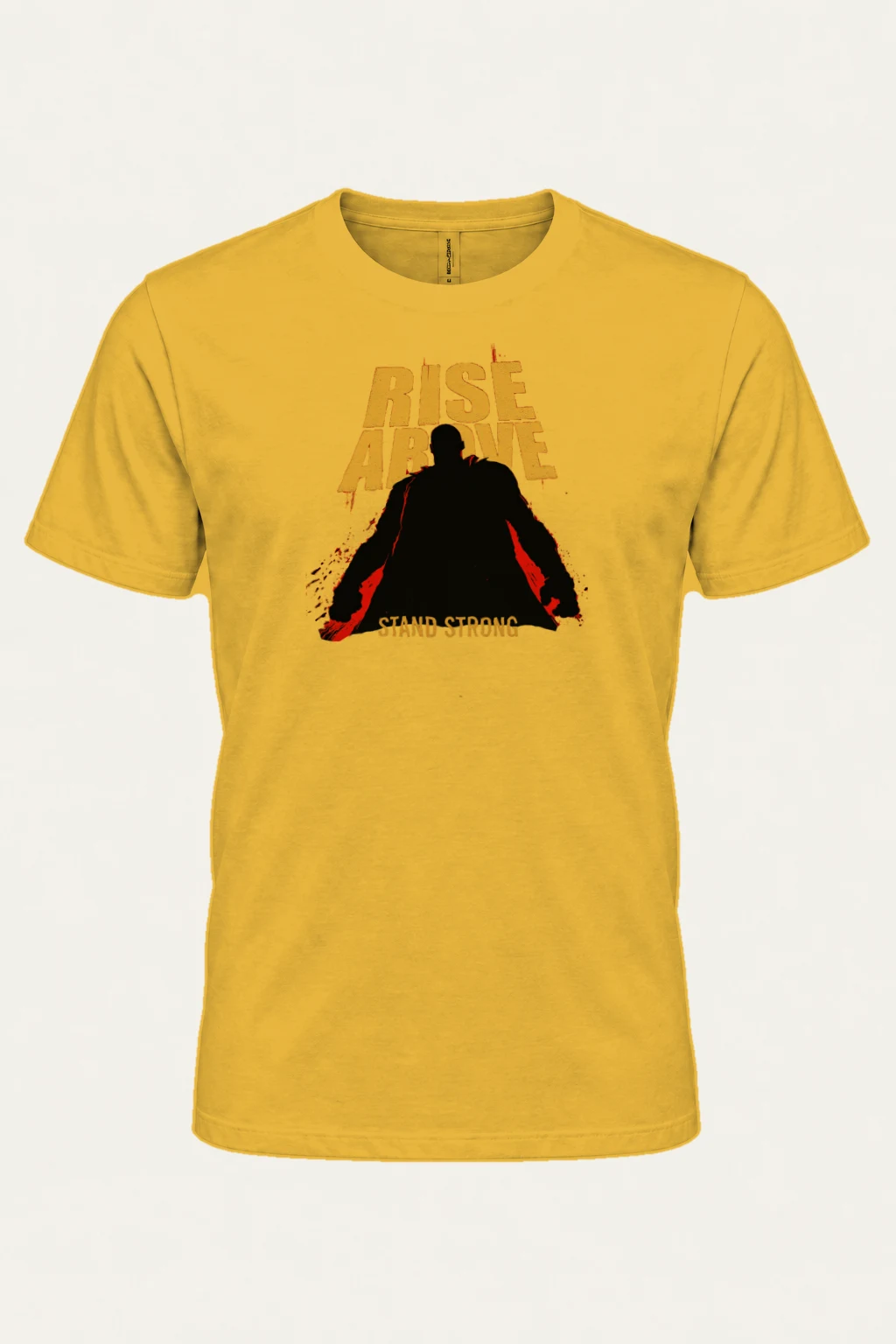 "Rise Above" Heavyweight Unisex Crewneck T-shirt | Gildan 5000