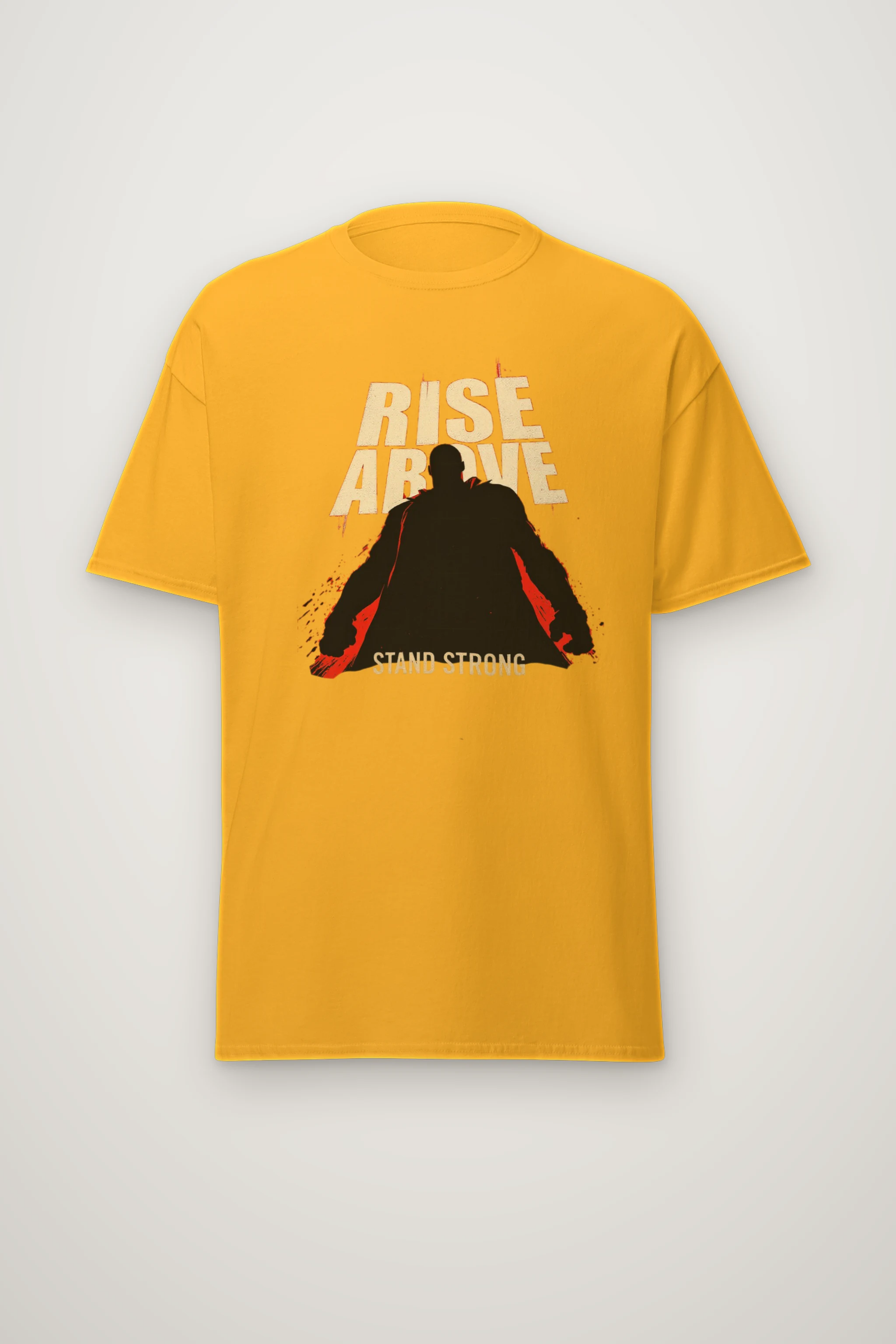 "Rise Above" Heavyweight Unisex Crewneck T-shirt