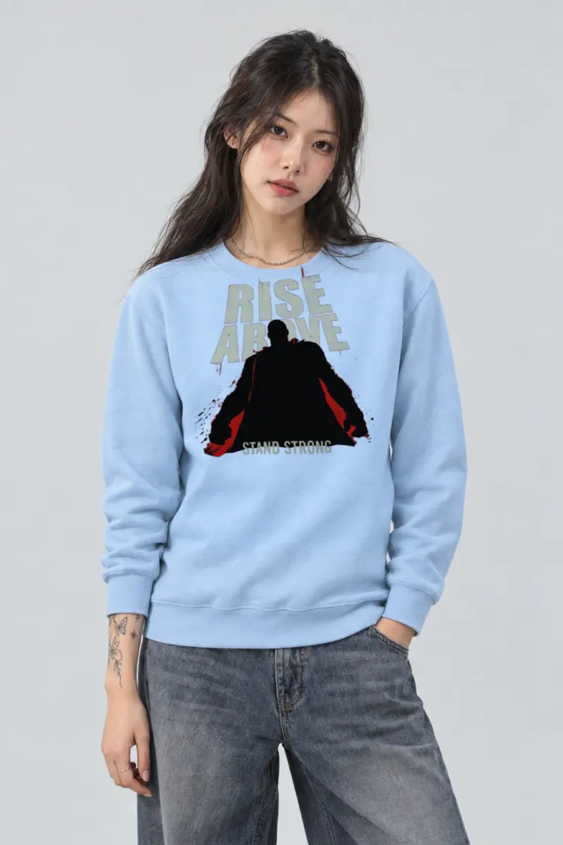 "Rise Above Stand Strong" Heavy Blend Unisex Crewneck Sweatshirt