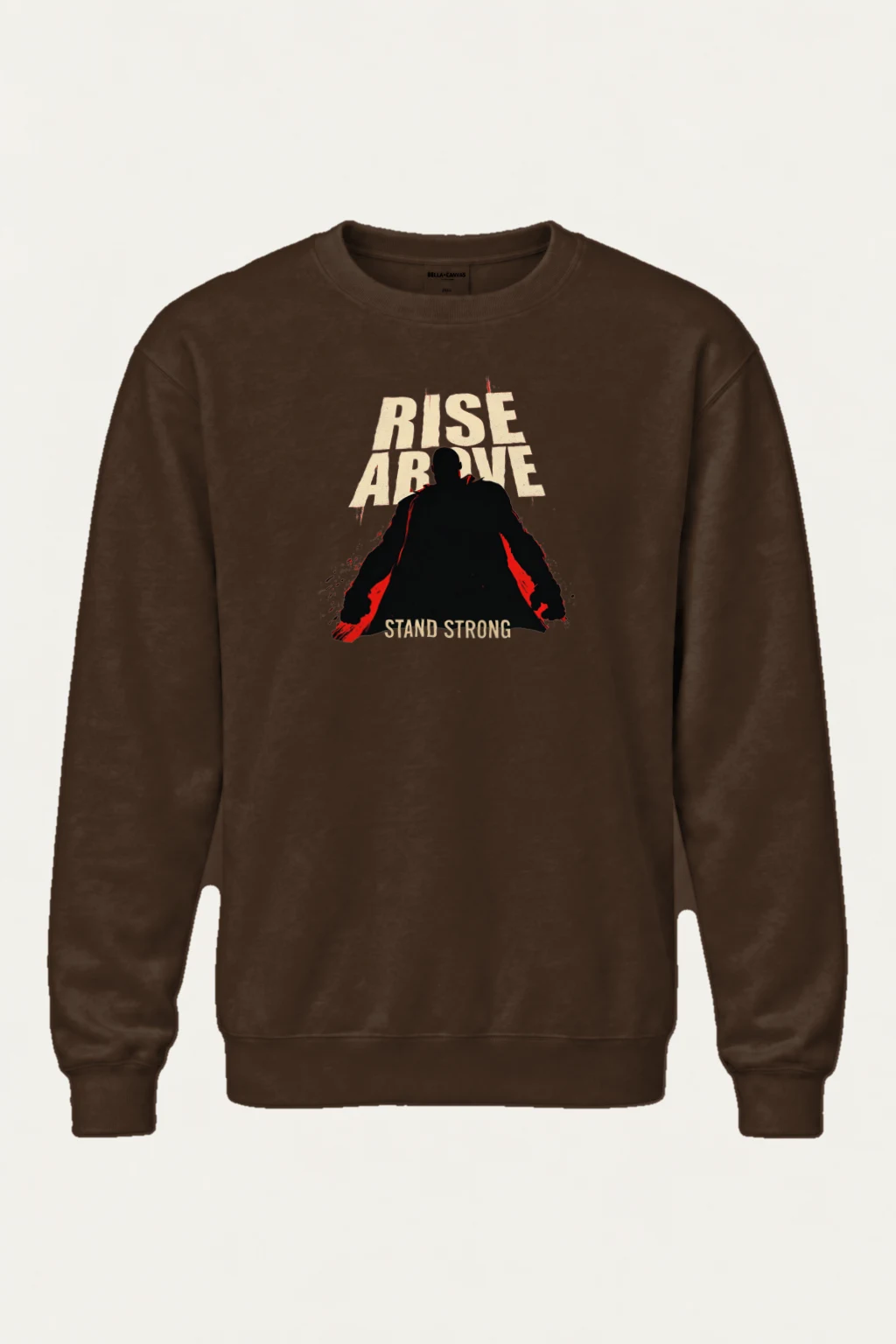 "Rise Above Stand Strong" Heavy Blend Unisex Crewneck Sweatshirt | Gildan 18000