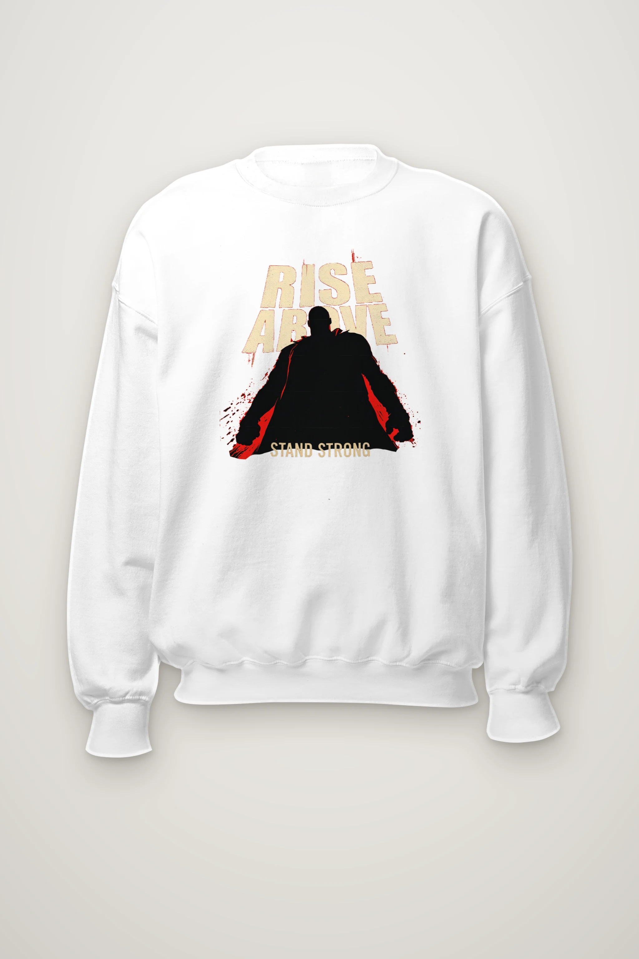 "Rise Above Stand Strong" Heavy Blend Unisex Crewneck Sweatshirt