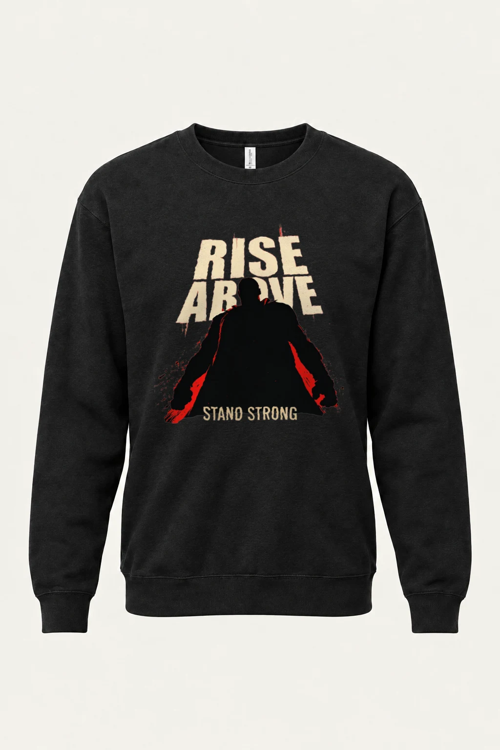 "Rise Above Stand Strong" Heavy Blend Unisex Crewneck Sweatshirt | Gildan 18000